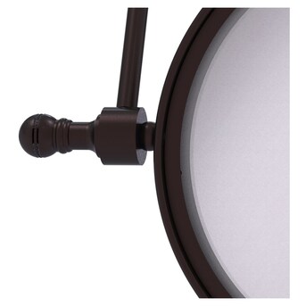 Allied Brass Retro Dot 7-in x 8-in Polished Nickel Double-Sided Magnifying Wall-Mounted Vanity Mirror Allied Brass Retro Dot 7-in x 8-in Polished Nickel Double-Sided Magnifying Wall-Mounted Vanity Mirror