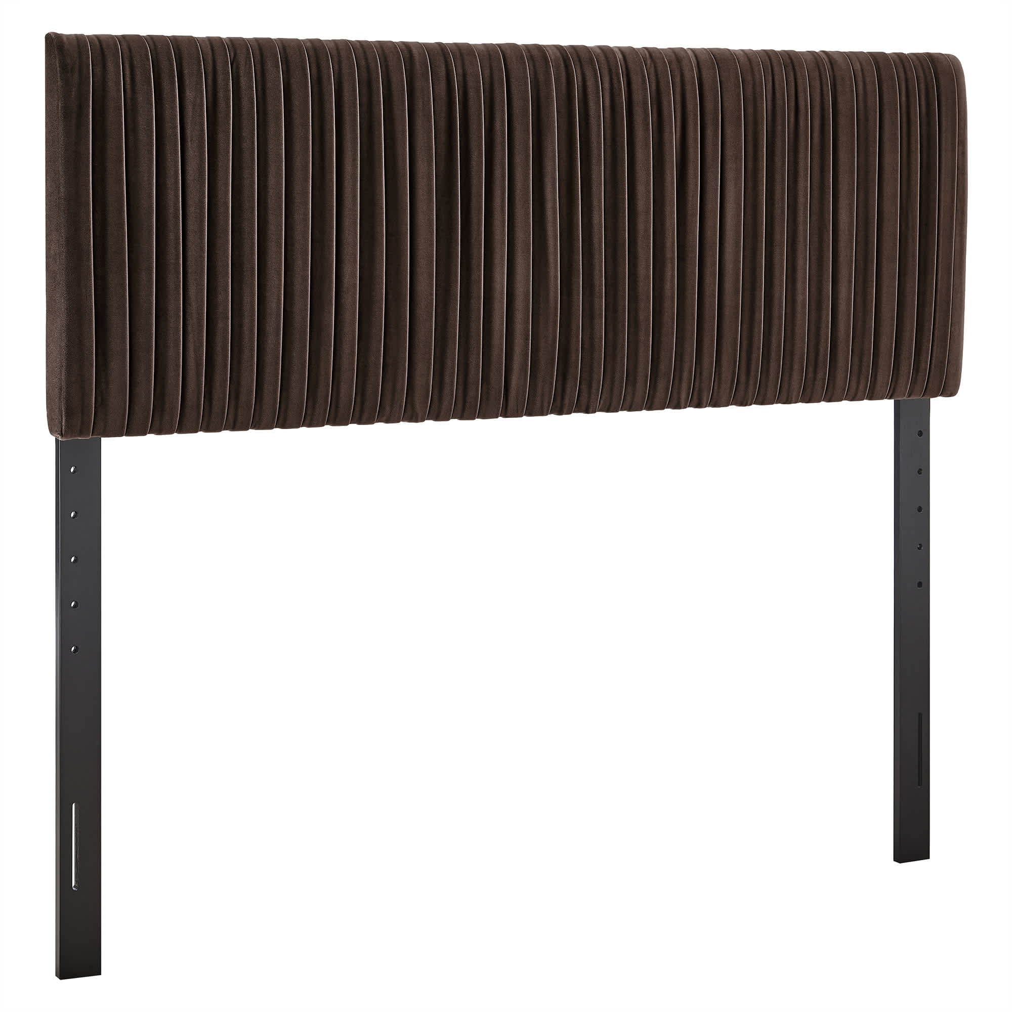 Modway - Eloise Stain-Resistant Performance Velvet King Headboard in Chocolate Brown