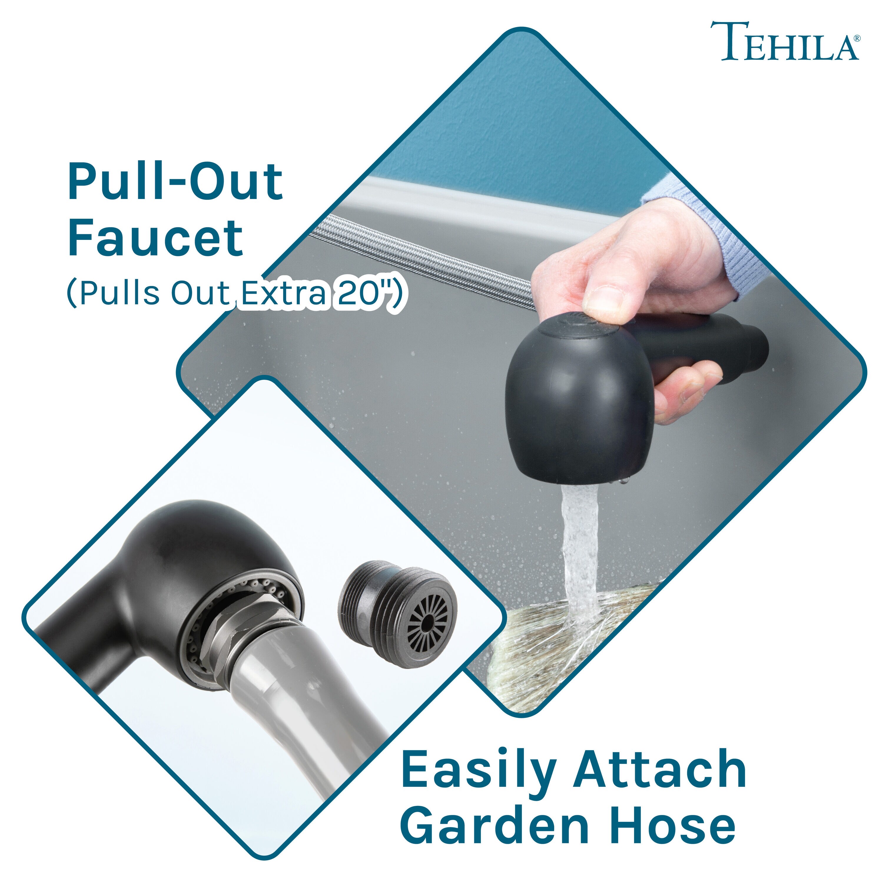 Cambridge Resources 040 US8000GRYBLK Laundry-Tubs-Utility-Sinks - View #4