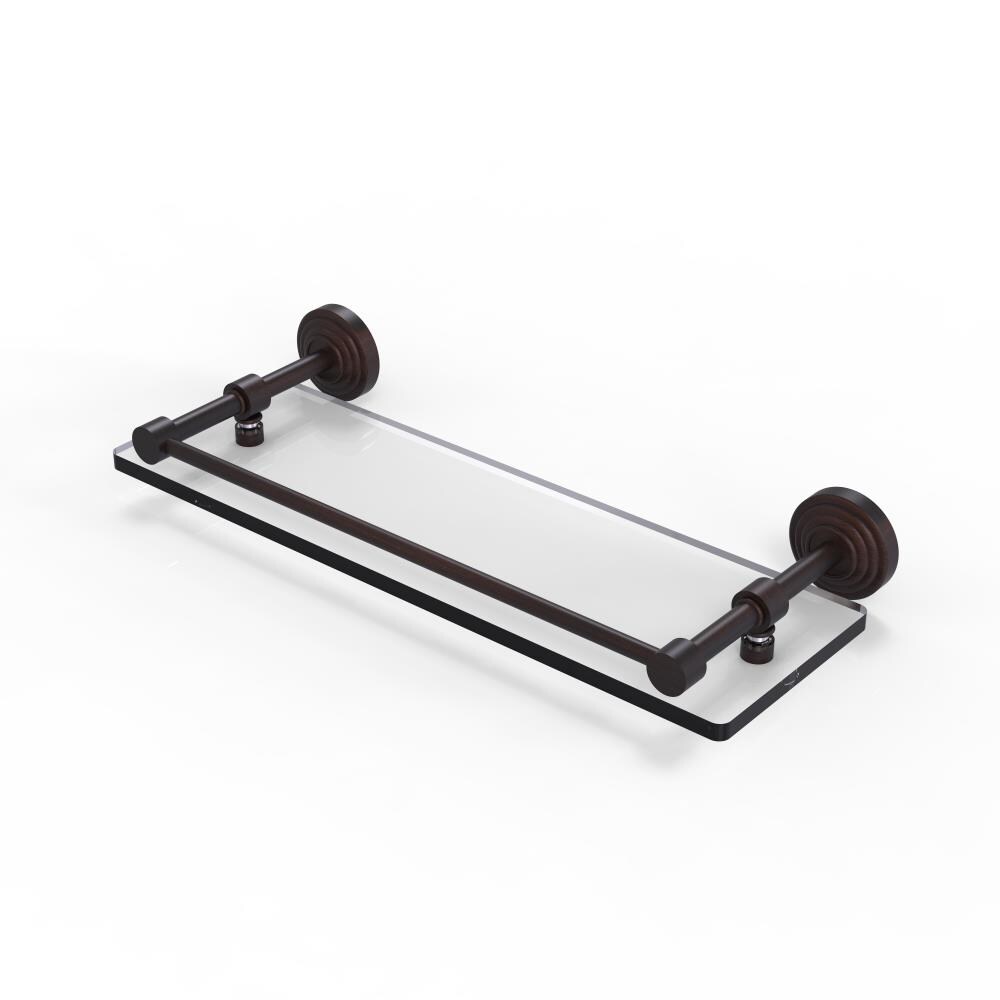 Allied Brass WP-1/16-GAL-VB Waverly Place Venetian Bronze 1-Tier Wall Mount Bathroom Shelf (16-in X 3-in X 5-in)