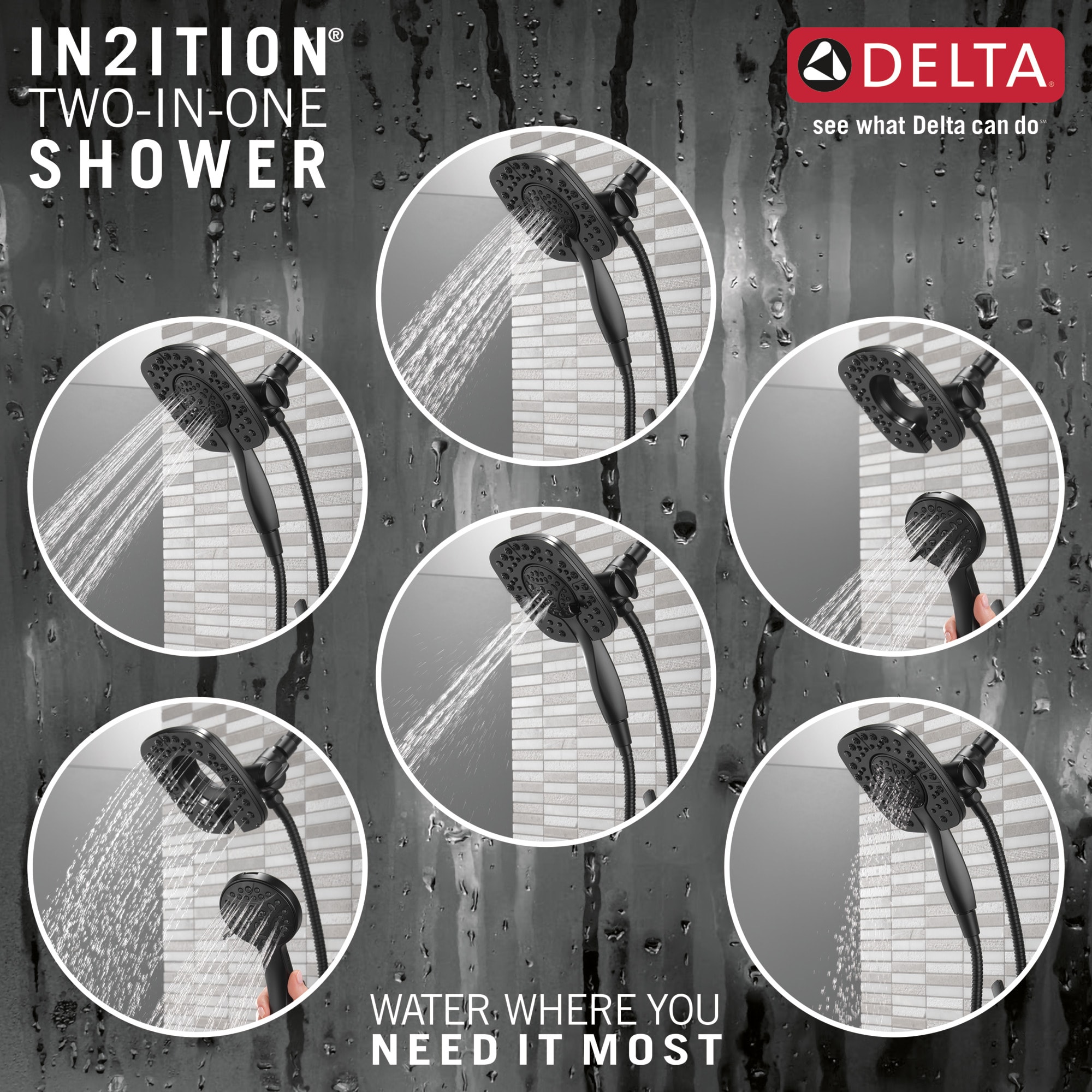 Delta T17464-BL-I Tub-Shower-Faucets - View #3