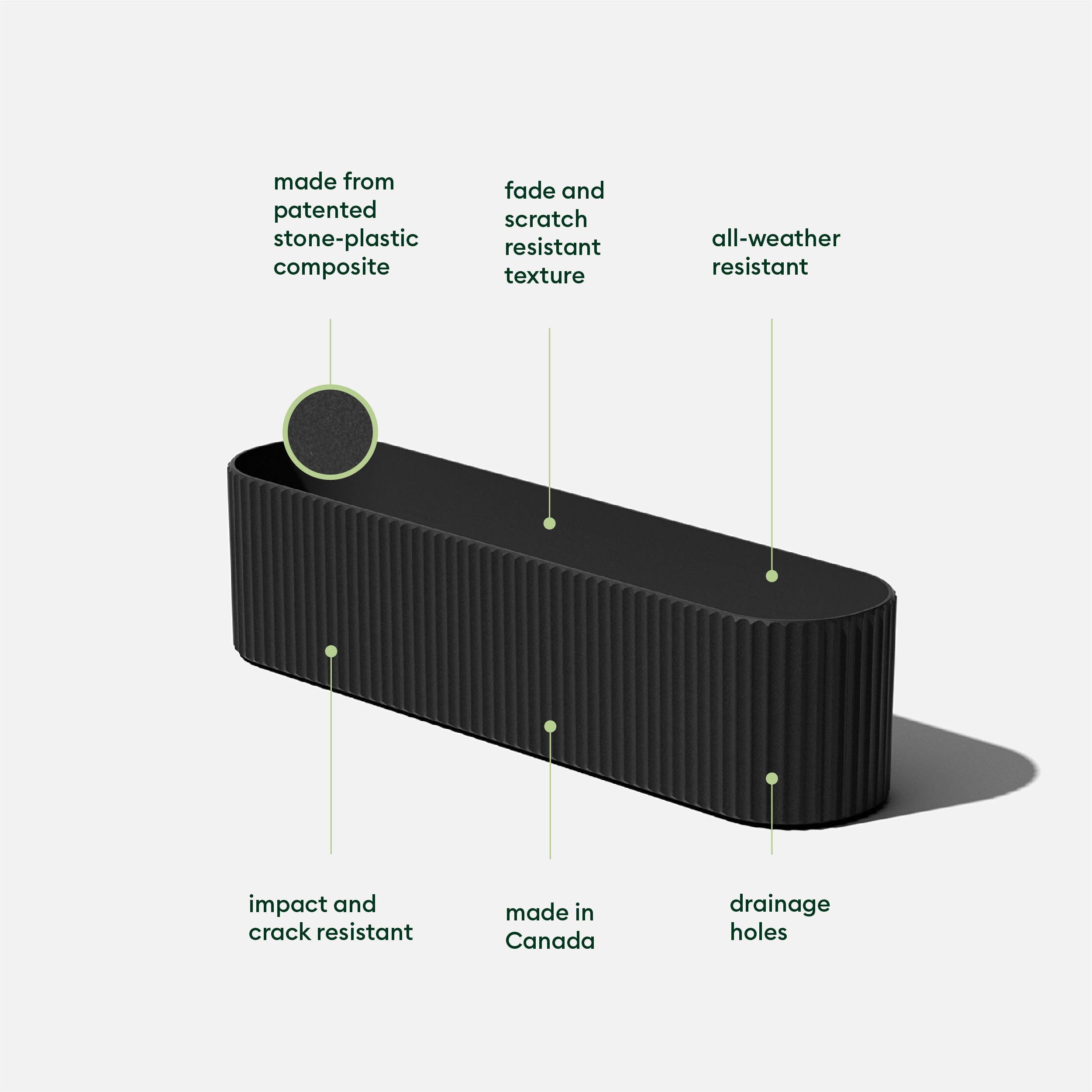 Veradek DMVWB36B Planter-Window-Box - View #2