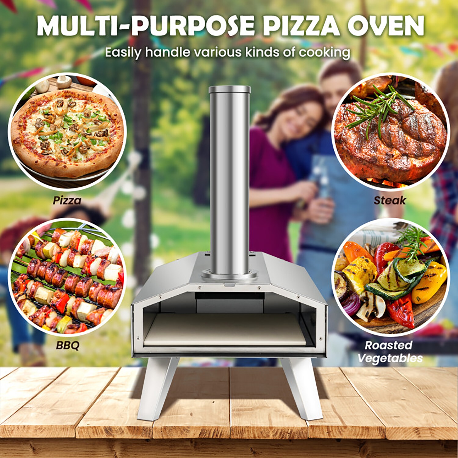 GZMR MO-NP10731 Outdoor-Pizza-Ovens - View #4
