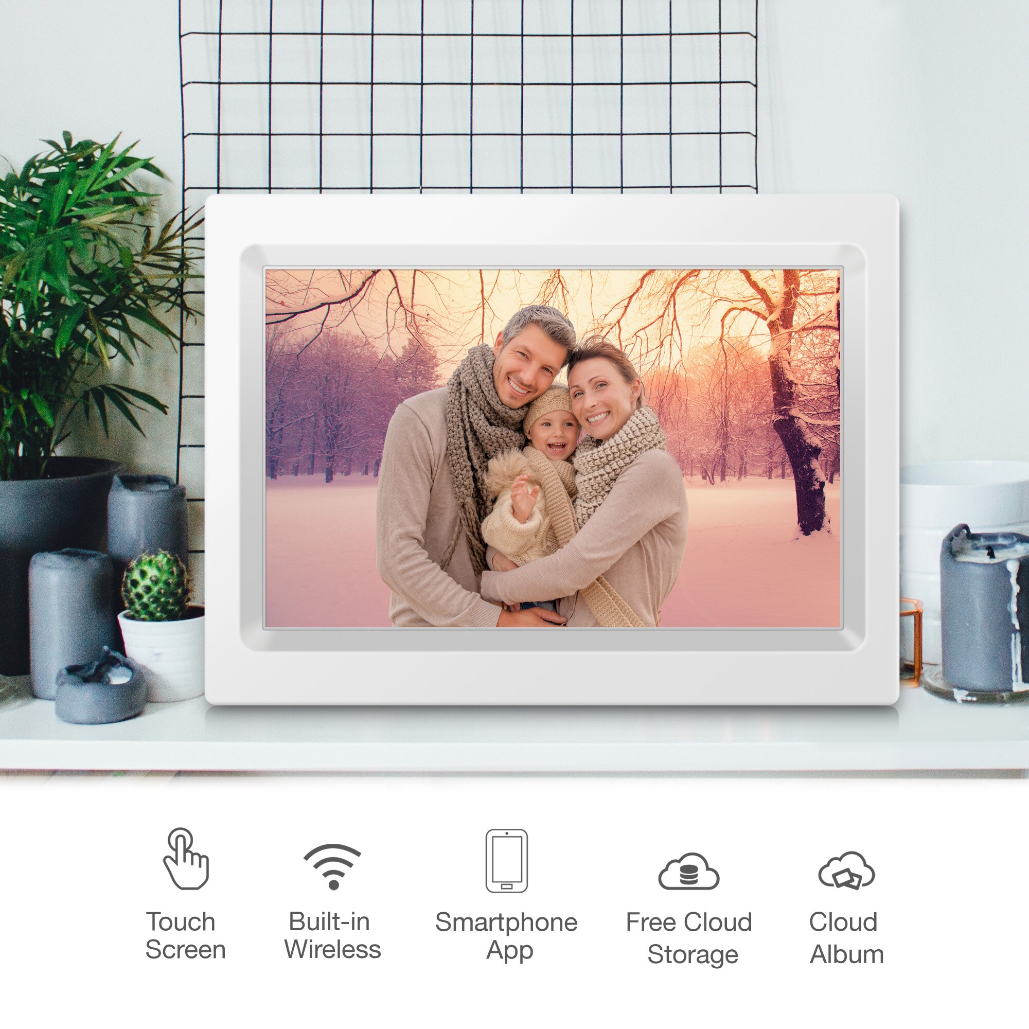 Alpha Digital KS1016 WHT Picture-Frames - View #6