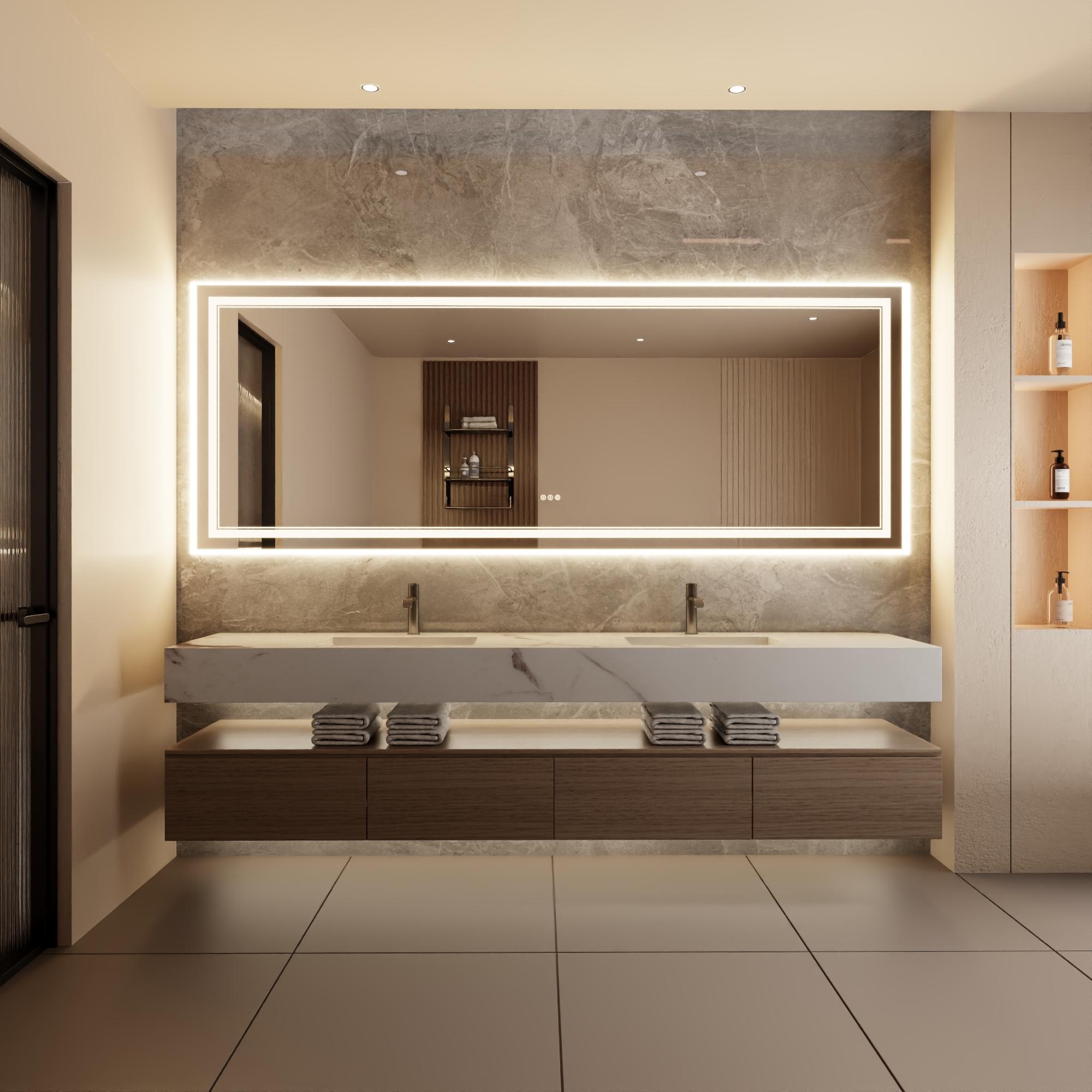 Bayfeve BFXB-16S3696-MIR Framed-Bath-Mirrors - View #17