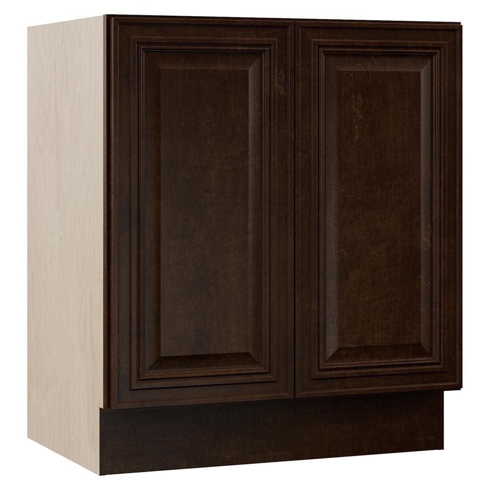 VILLA BATH by RSI LVM30V-JAV Monroe 30-in Java Bathroom Vanity Base Cabinet without Top