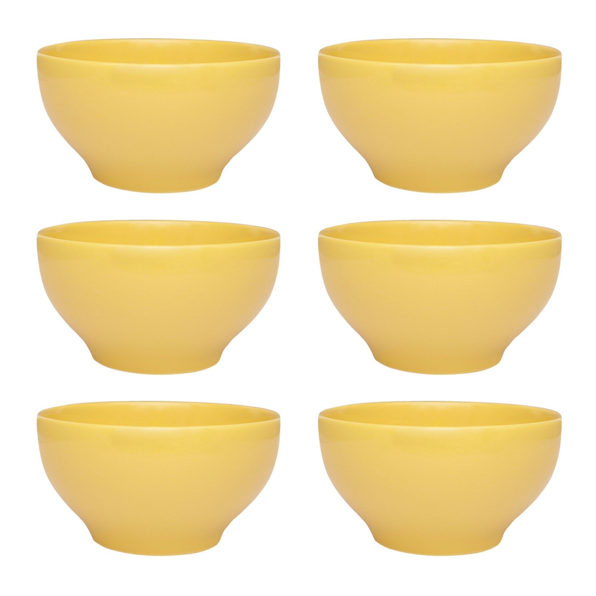 yellow ceramic dishes