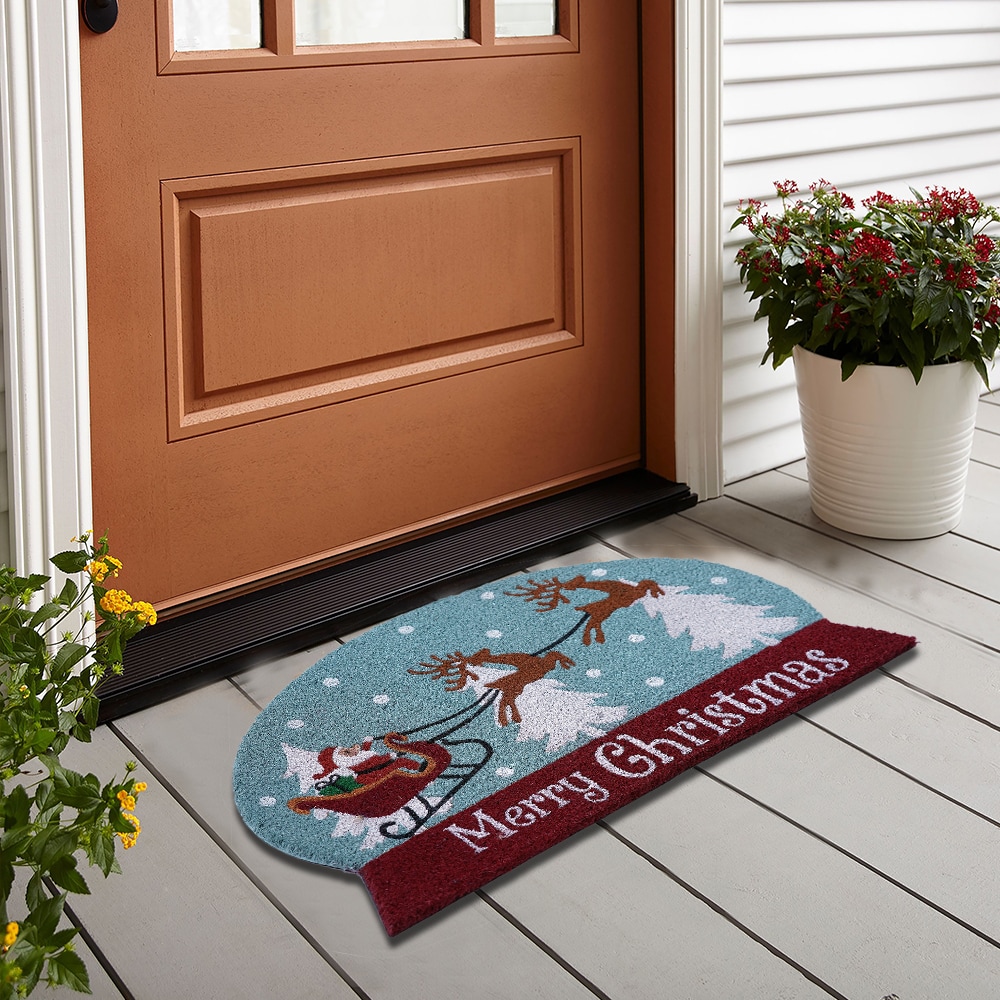 Please Remove Your Shoes Door Mat Plaid Rugs Merry Christmas