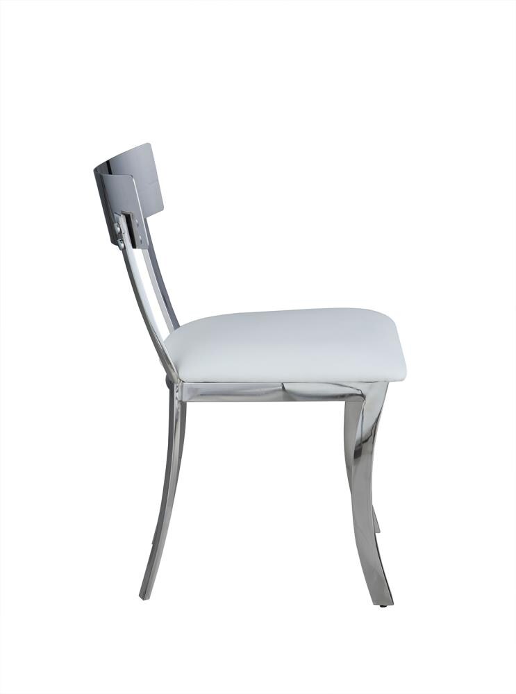 Chintaly Imports MAIDEN-SC-WHT Dining-Chairs - View #8