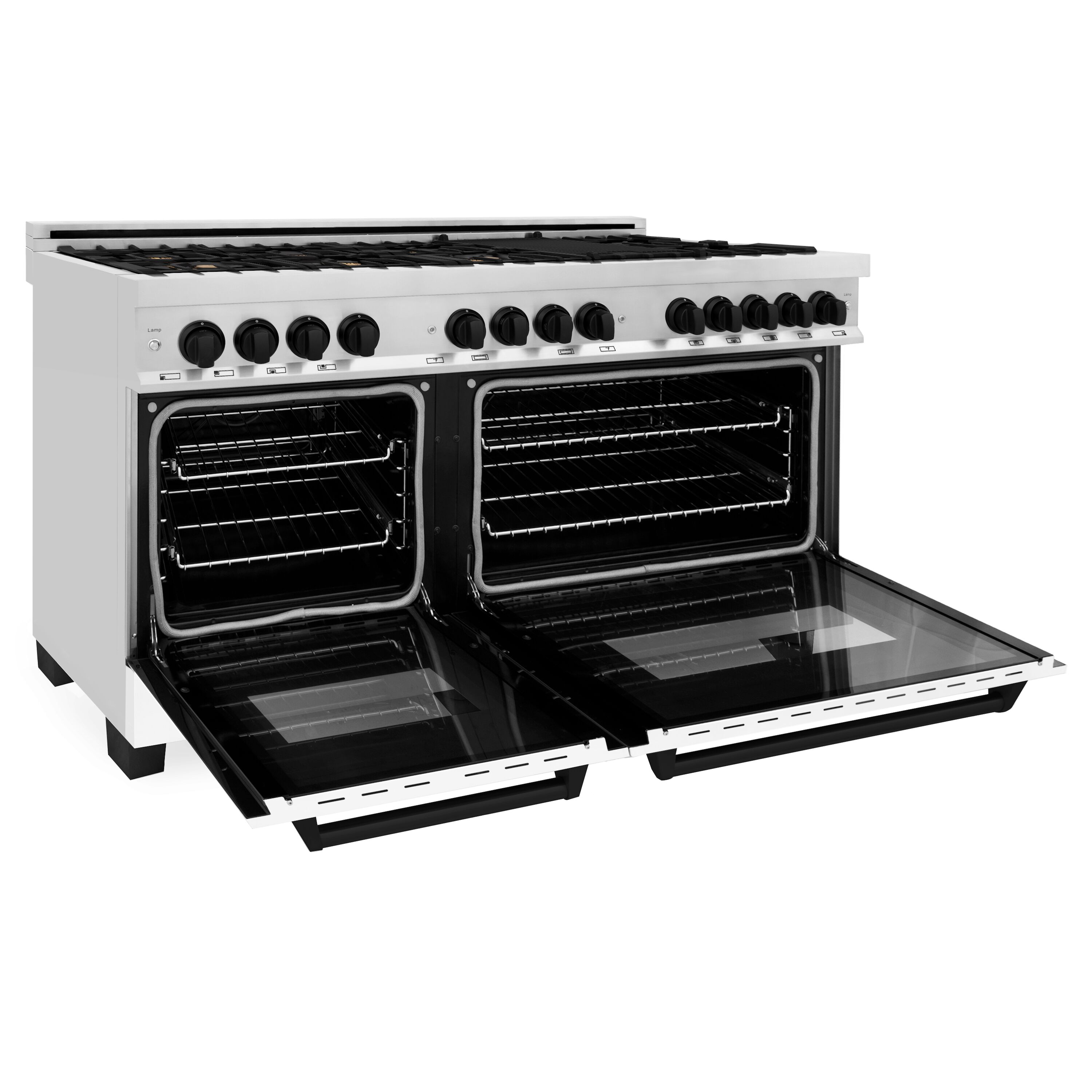 ZLINE KITCHEN & BATH RAZ-WM-60-MB Double-Dual-Fuel-Ranges - View #5