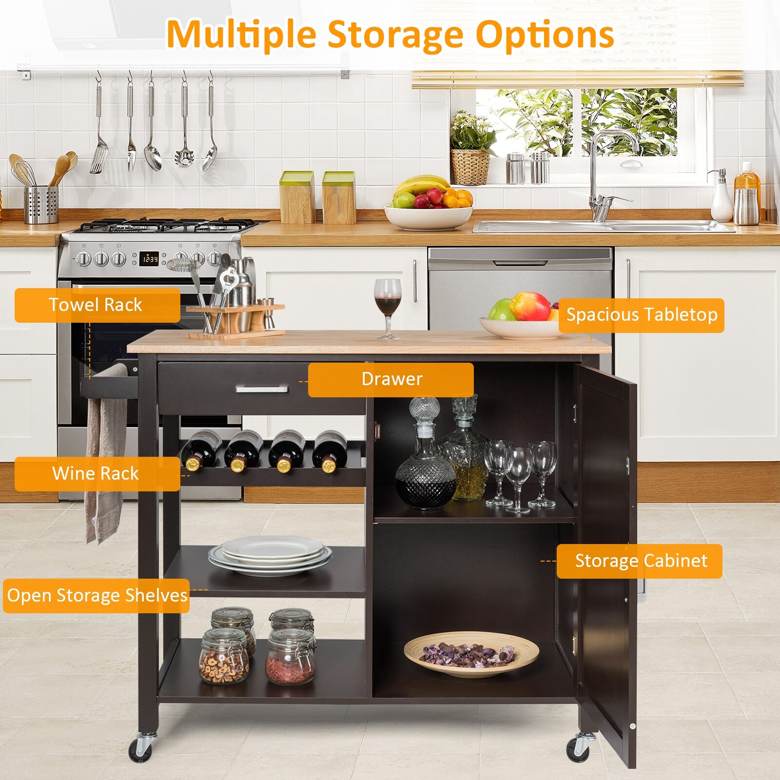 Slickblue D-CO-NB21166WH Kitchen-Furniture - View #6