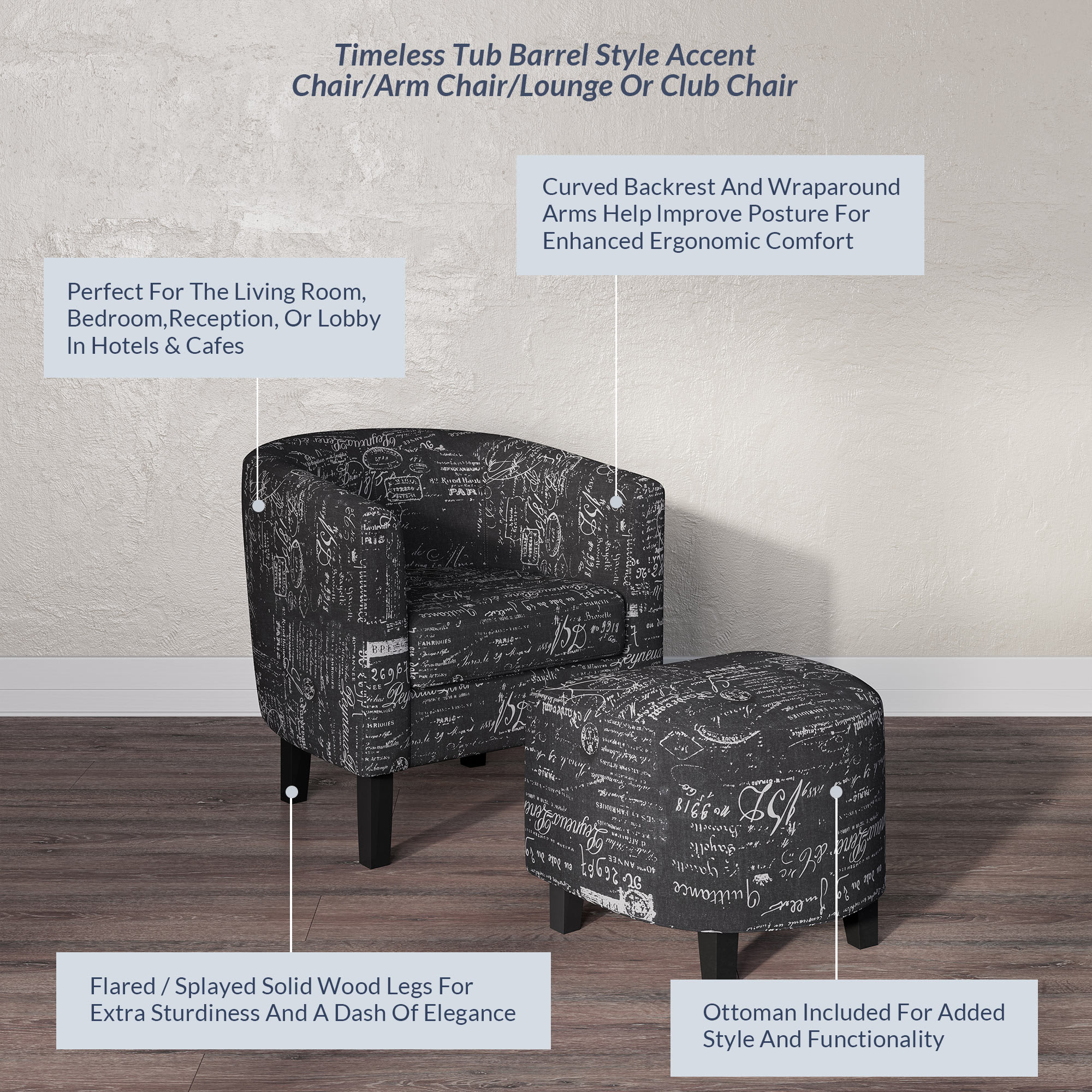 Belleze 014-HG-31935-B chairs - View #4