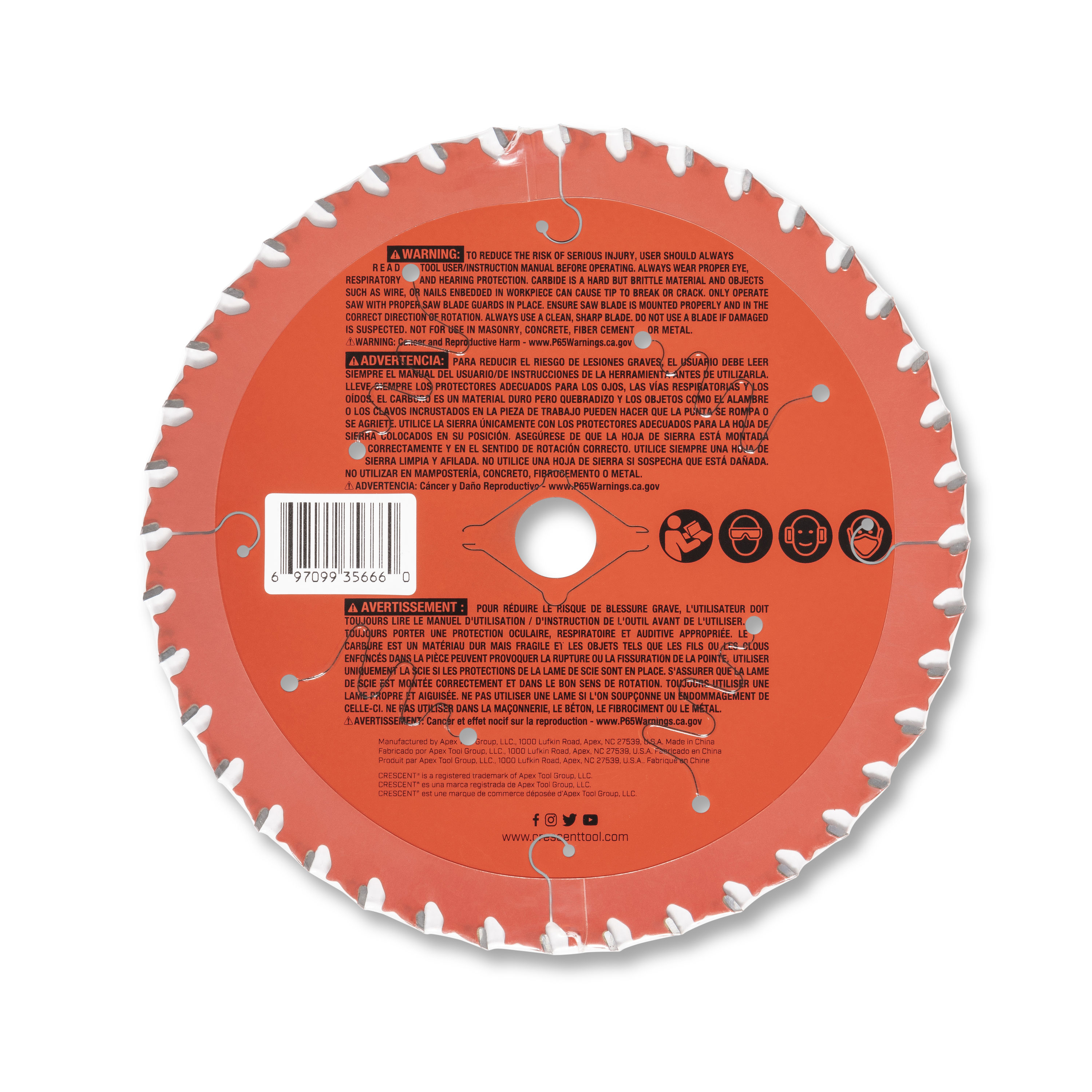 Crescent CSBFF-640 Circular-Saw-Blades - View #6