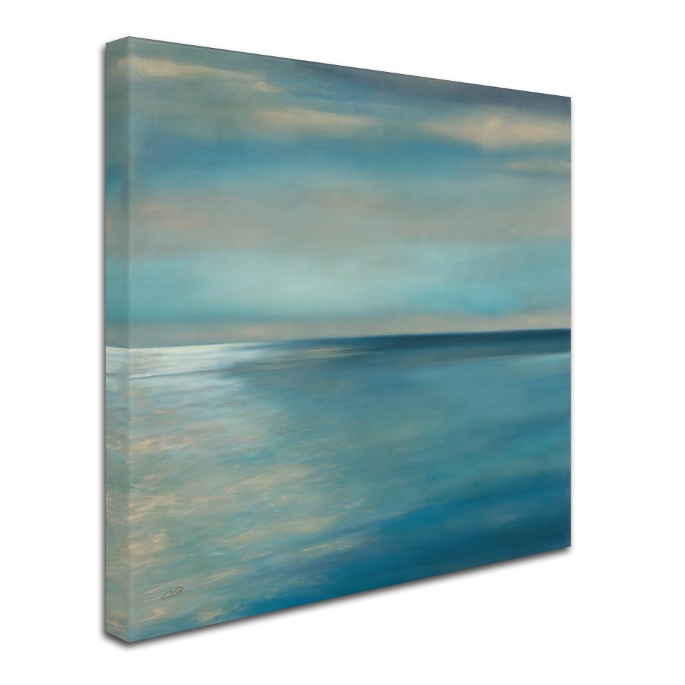 Trademark Fine Art Framed 35-in H x 35-in W Landscape Print on Canvas ...