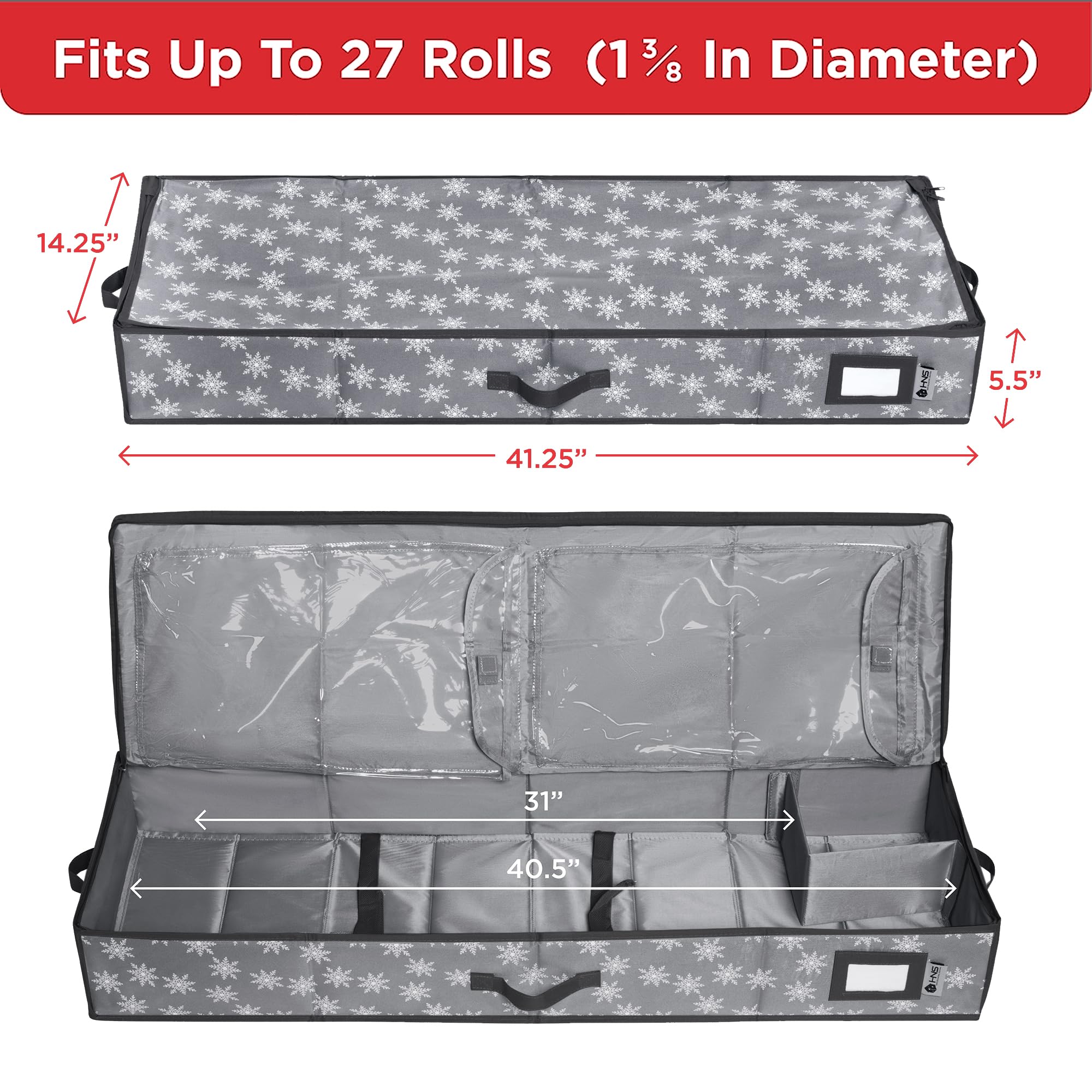 HoldN’ Storage 6444021077 Wrapping-Paper-Storage - View #3