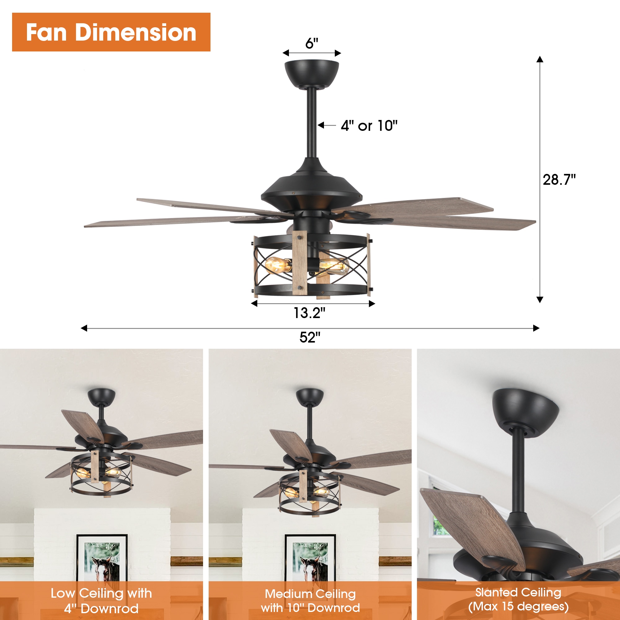 Parrot Uncle F6316110V Ceiling-Fans - View #8