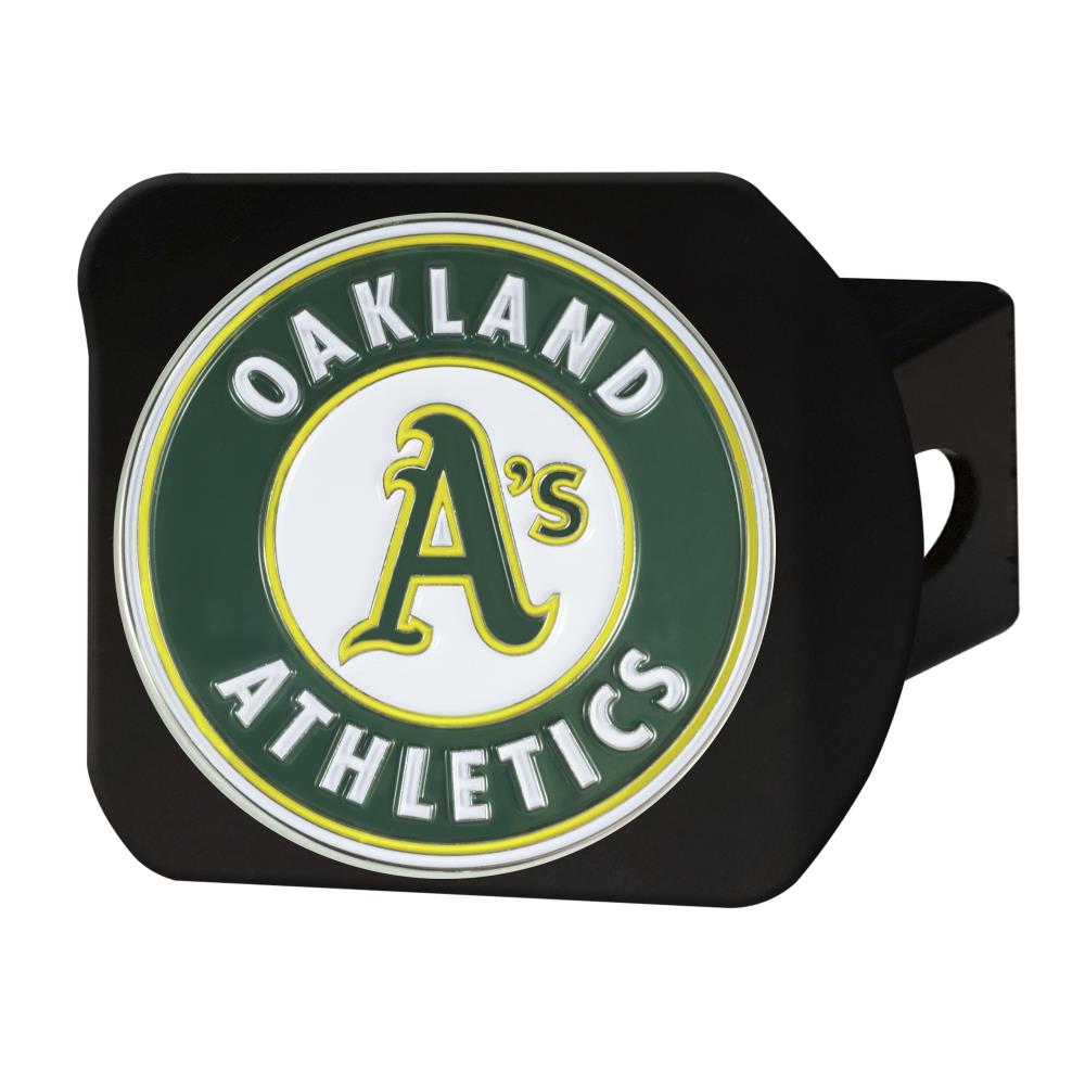 FANMATS Oakland Athletics MLB Color Hitch Cover- Black Hitch Cover at