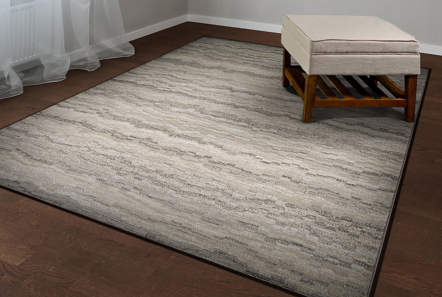 Couristan 63980745066096T Easton 6 x 9 (ft) Polypropylene Earthtones-Multi Rectangular Indoor Abstract Area rug