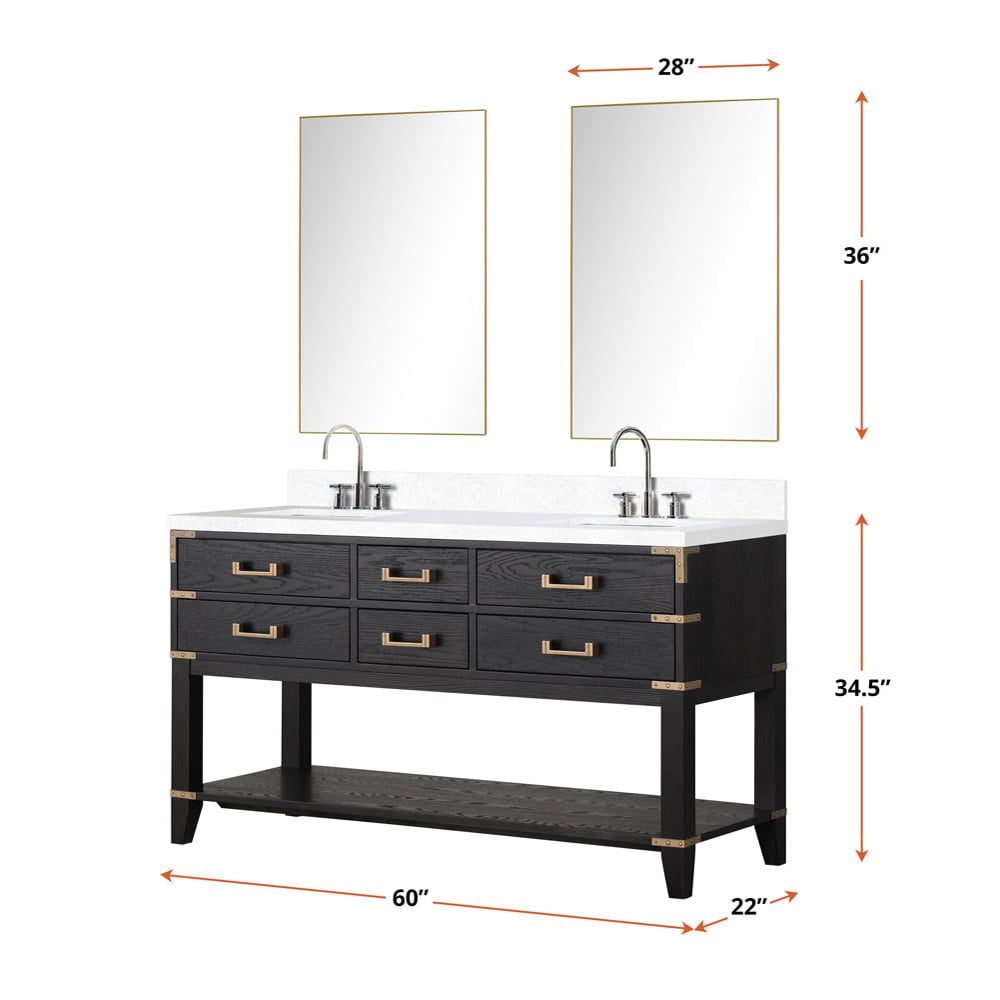 Lexora LVGR60DJ200 Bath-Vanity-Combo - View #7