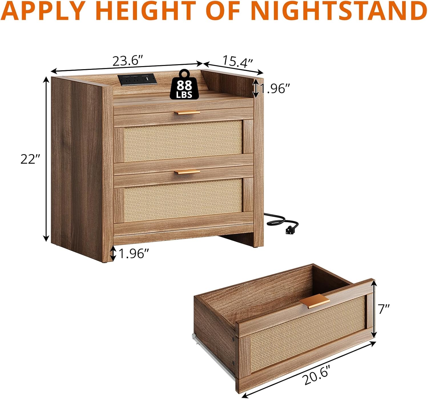 Qeetex PHO-33CWSJEQ-DYQ nightstands - View #3