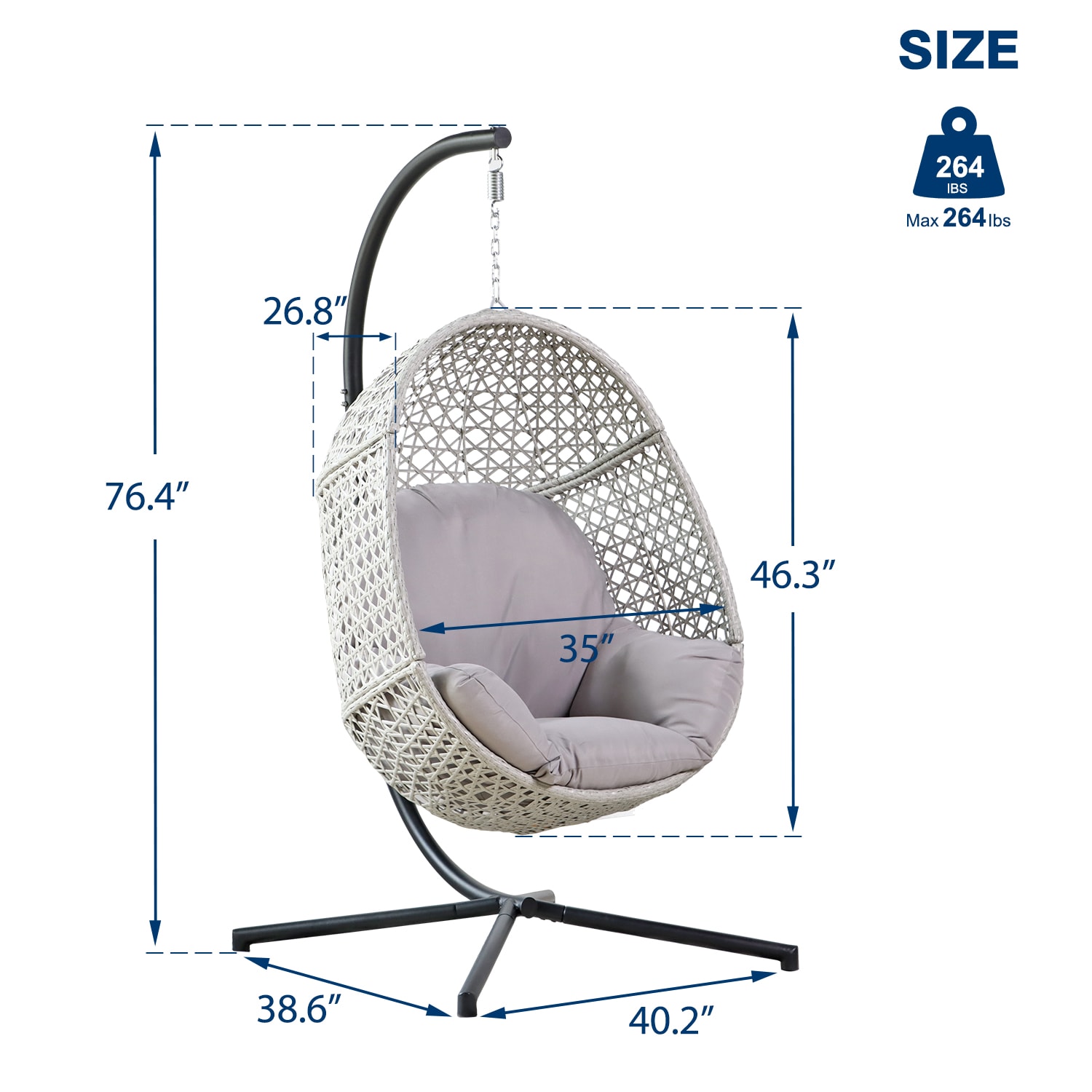 Forclover ALAX-38 Patio-Chairs - View #3
