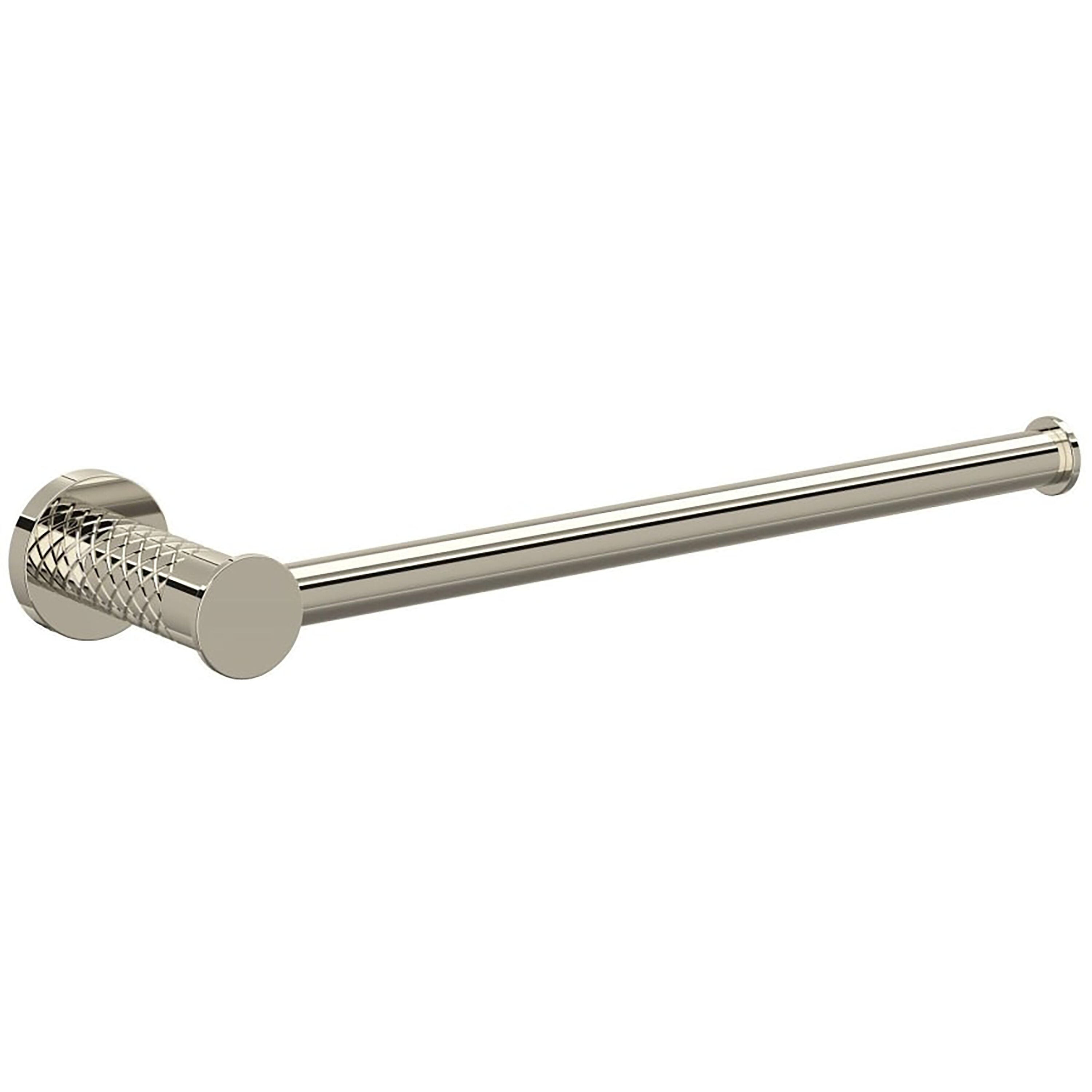 Rohl TE25WTHPN 8-in Polished Nickel Wall mount Single Towel Bar