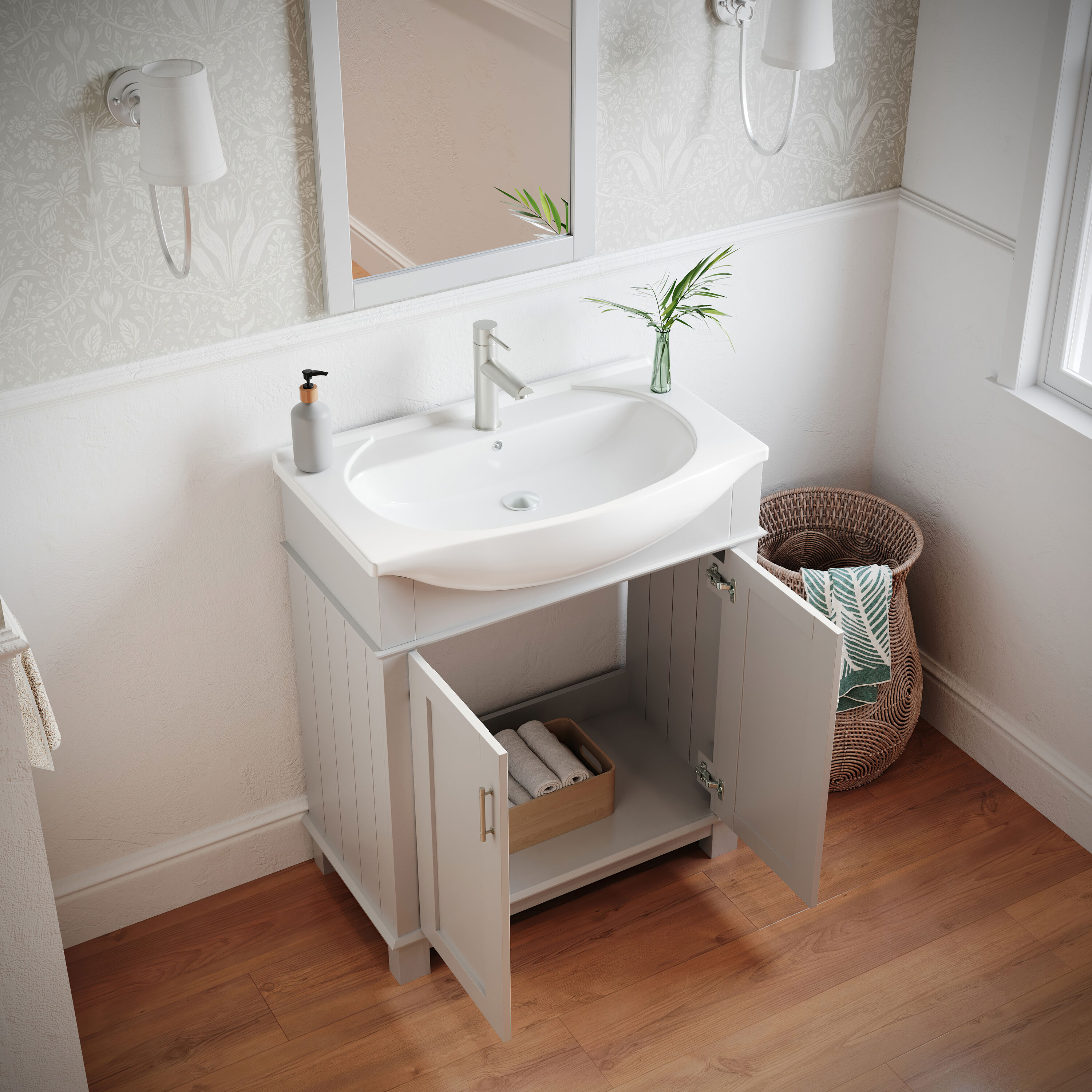 Fresca FCB2303WH-I Bath-Vanity-Combo - View #5