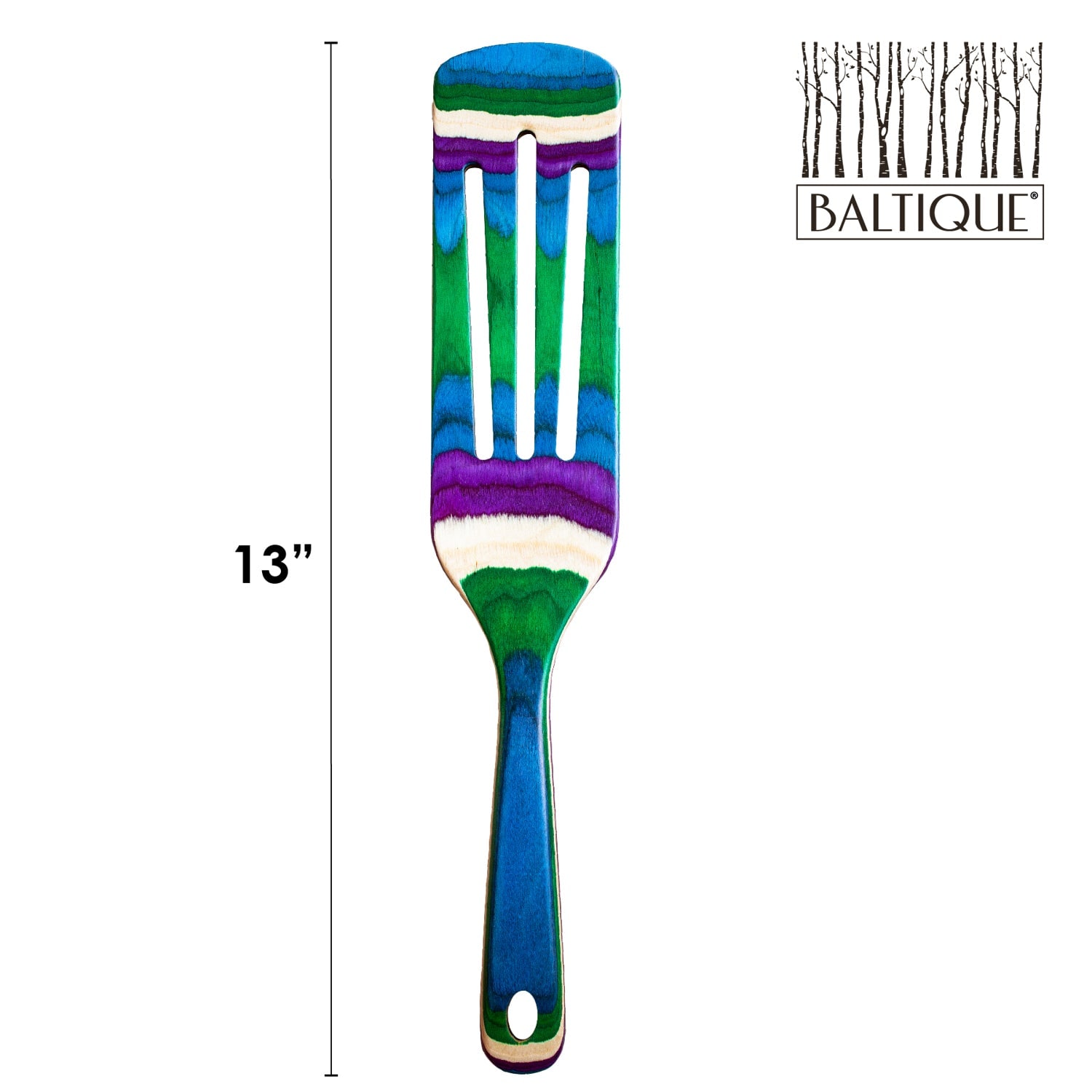 Totally Bamboo  Baltique Birch Spurtle Multicolor 13 in Pack of 12