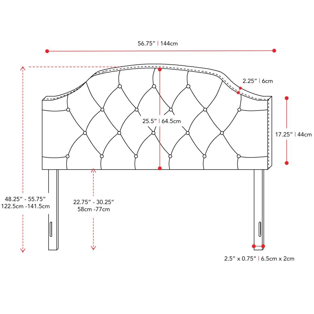 CorLiving BBT-113-D Upholstered-Headboards - View #7