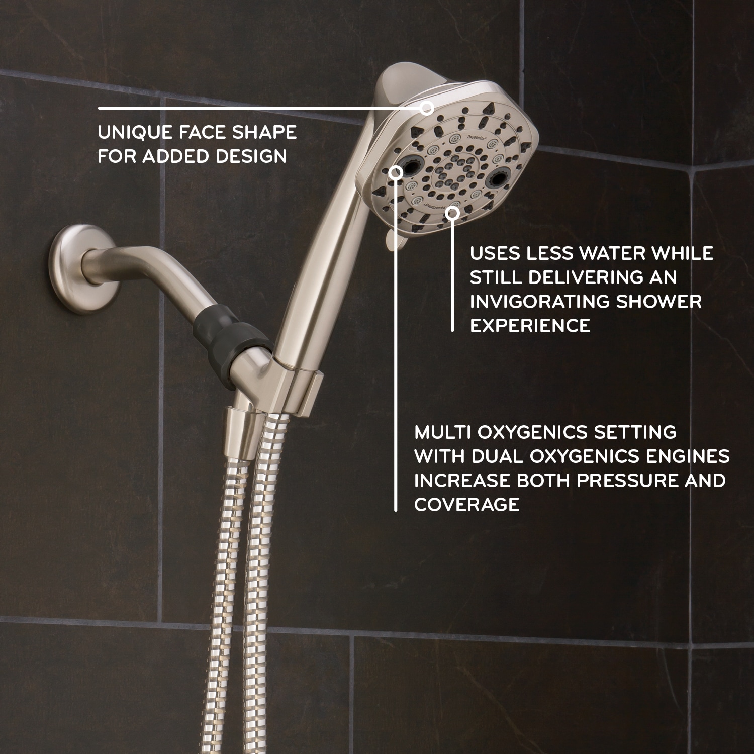 Oxygenics 89446 Fixed-Showerhead - View #2