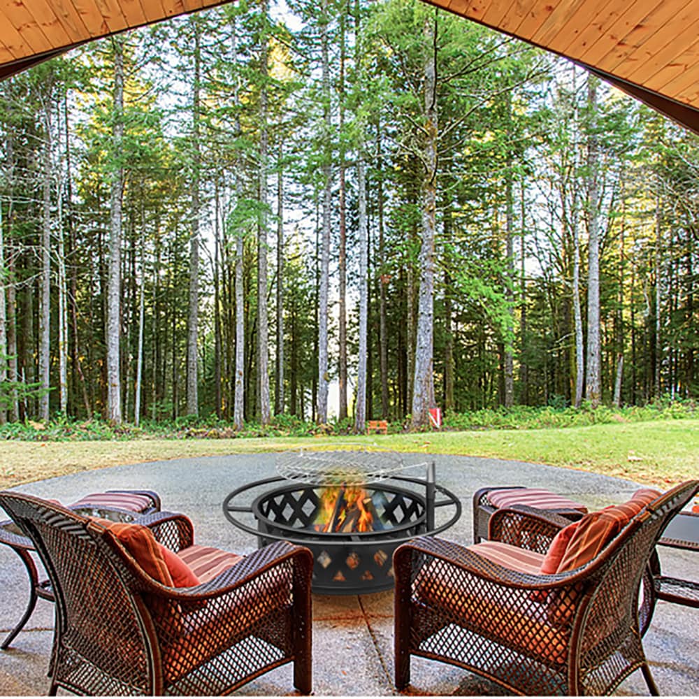 Fun Orange FUN11HW33 Outdoor-Woodburning-Firepits - View #4