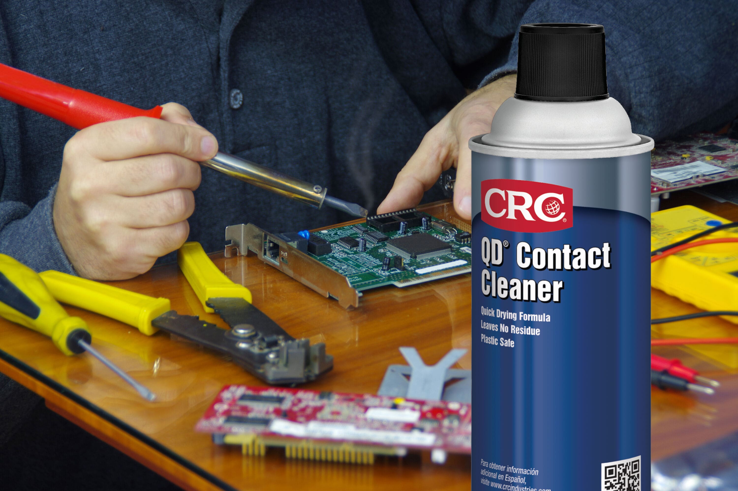 33413-RS CRC, CRC 250 ml Aerosol Electrical Contact Cleaner for Various  Applications, 131-6324