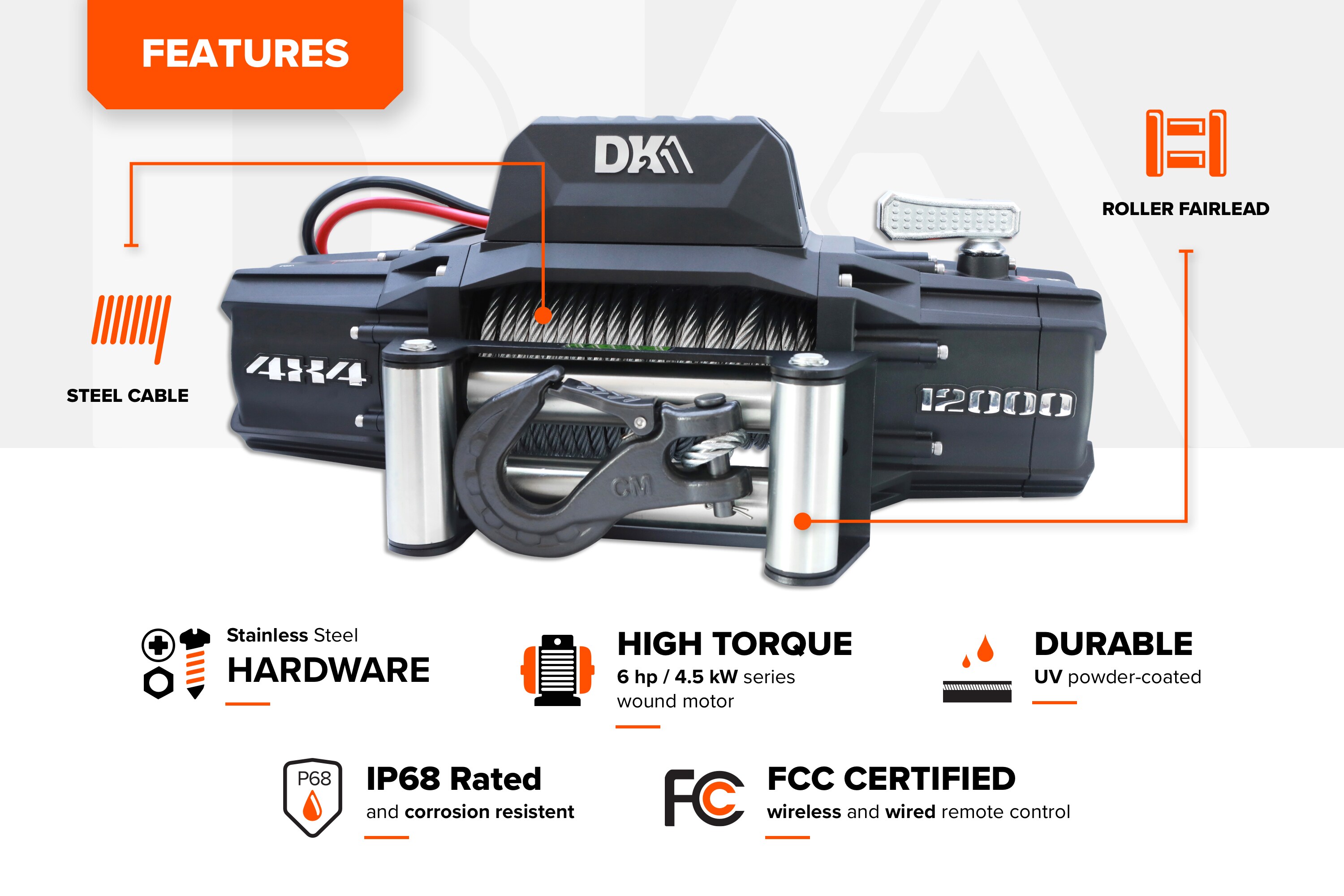 DK2 S12000 Winches-Accessories - View #6
