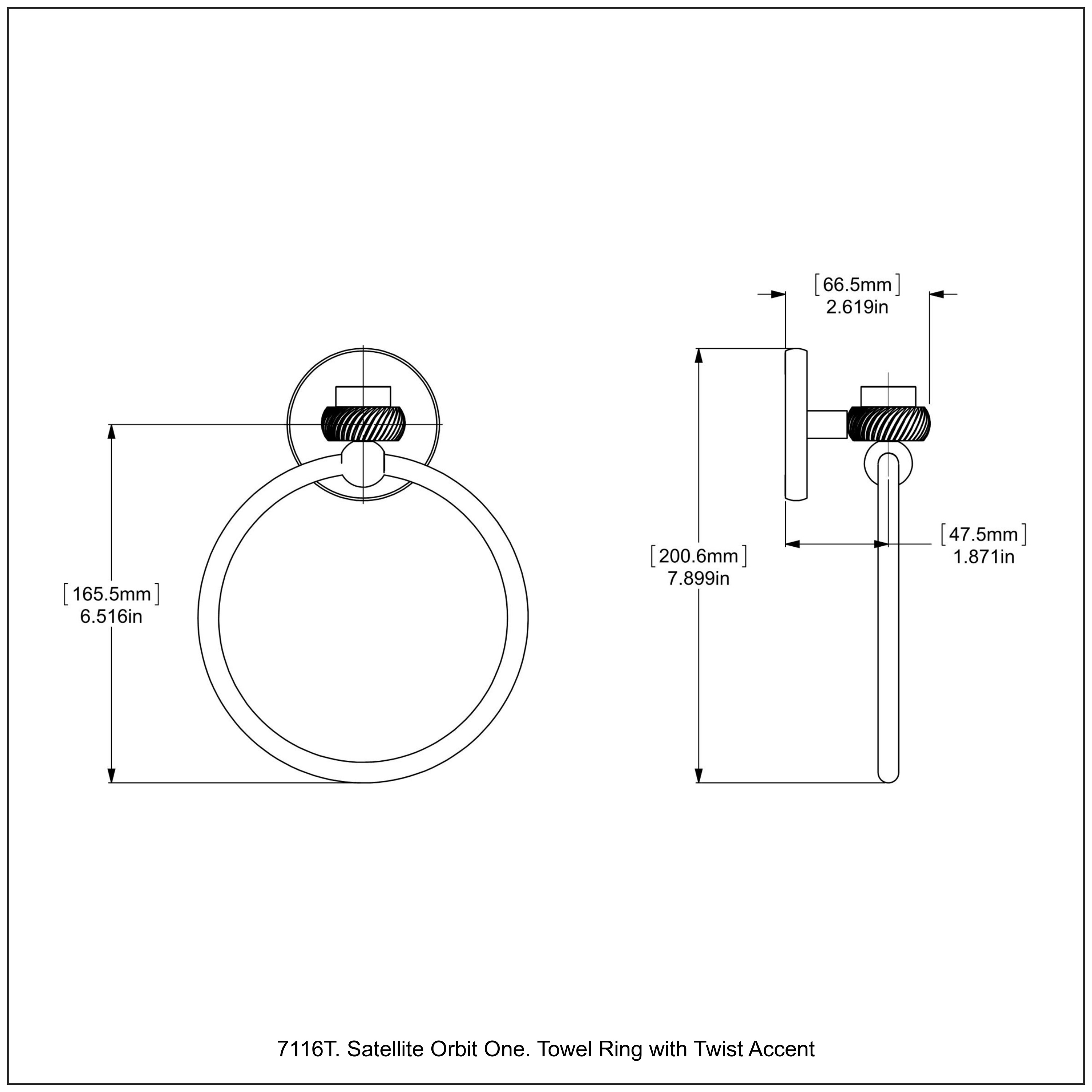 Allied Brass 7116T-ABR d060355 - View #3