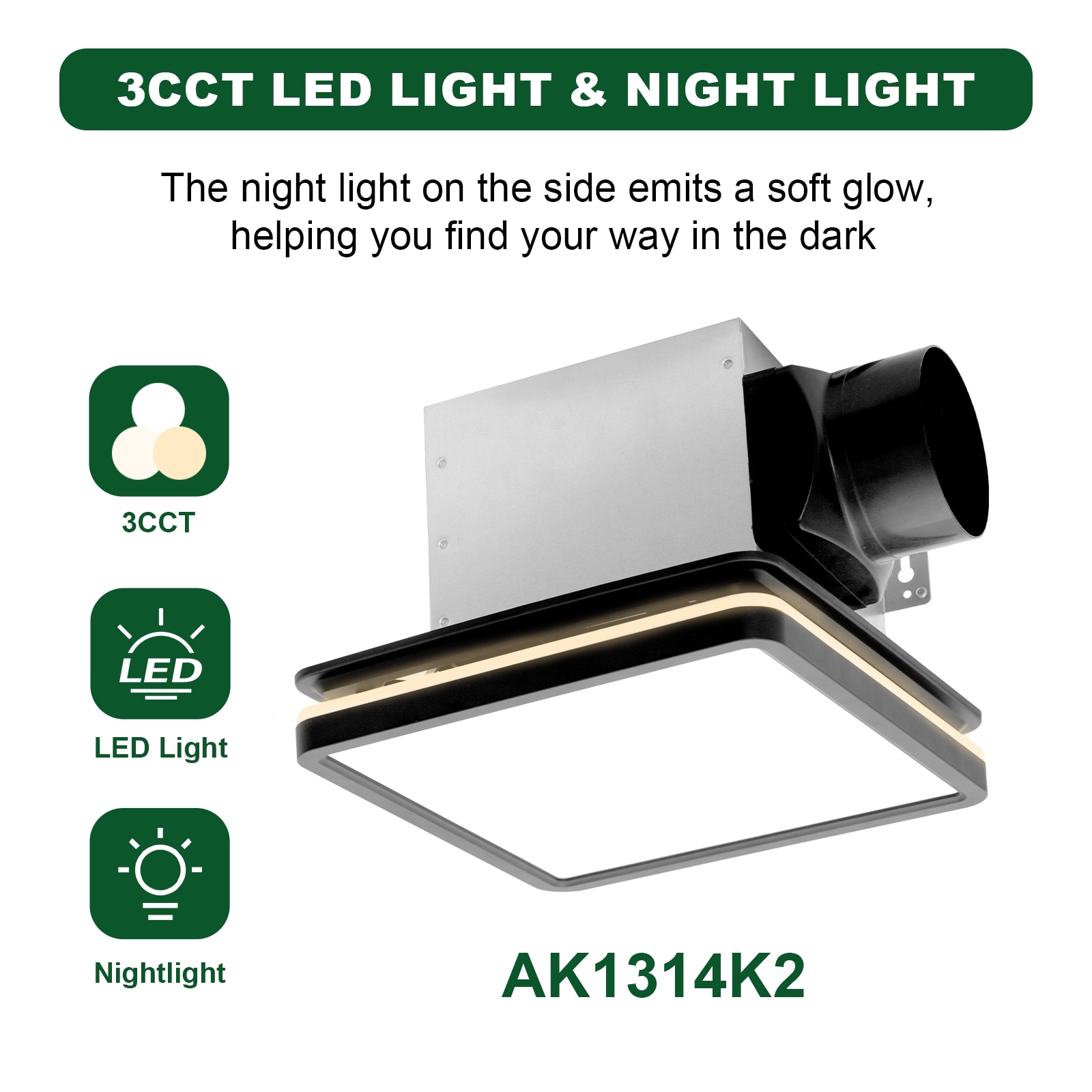Akicon AK1314K2-B Bath-Fans - View #5
