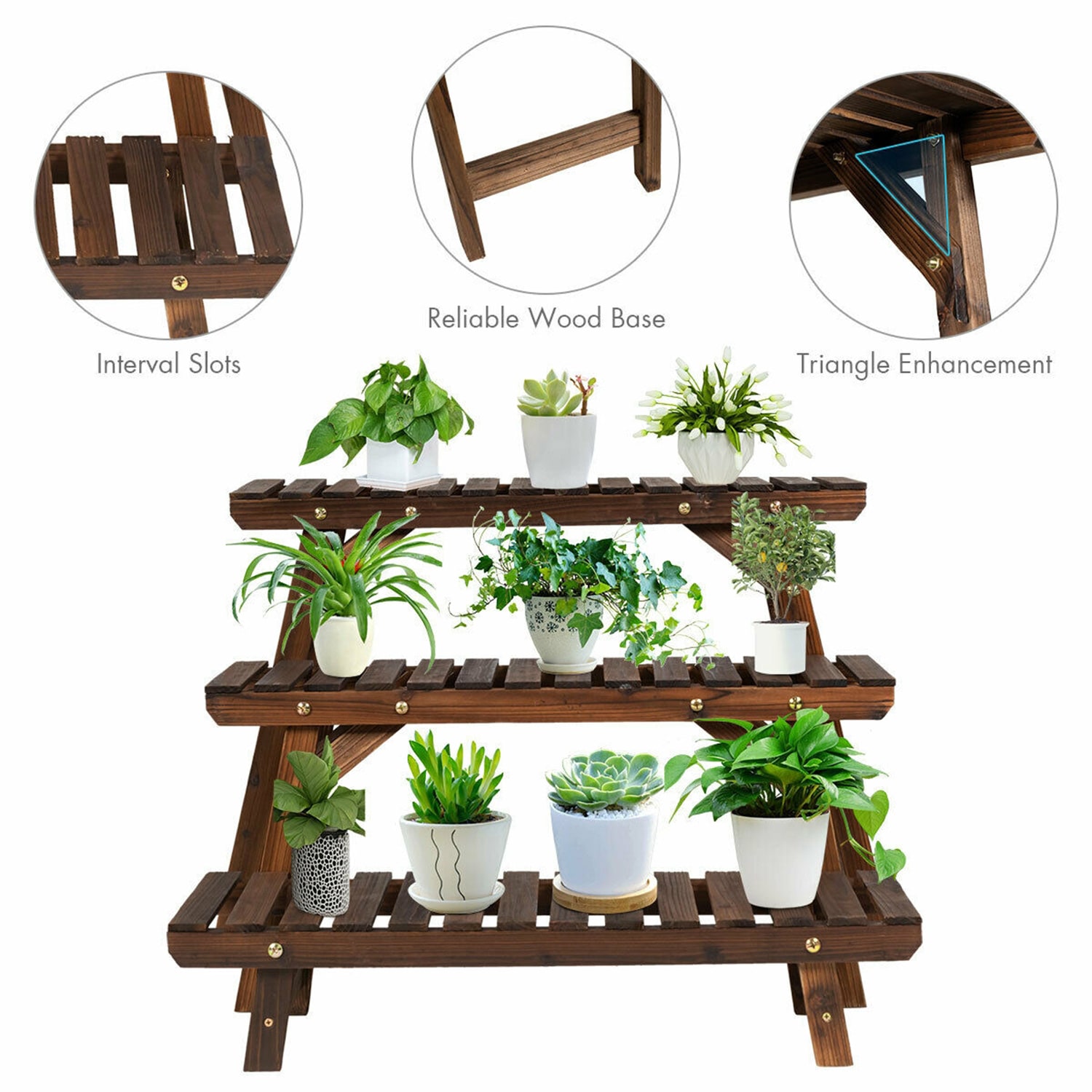 WELLFOR GT-HPY-3516 Plant-Stand - View #5