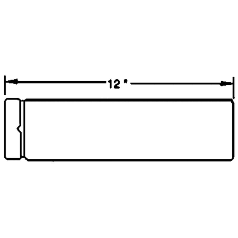 Selkirk  3VP-EZAJ12B Adjustable Length Pellet Stove Pipe Black