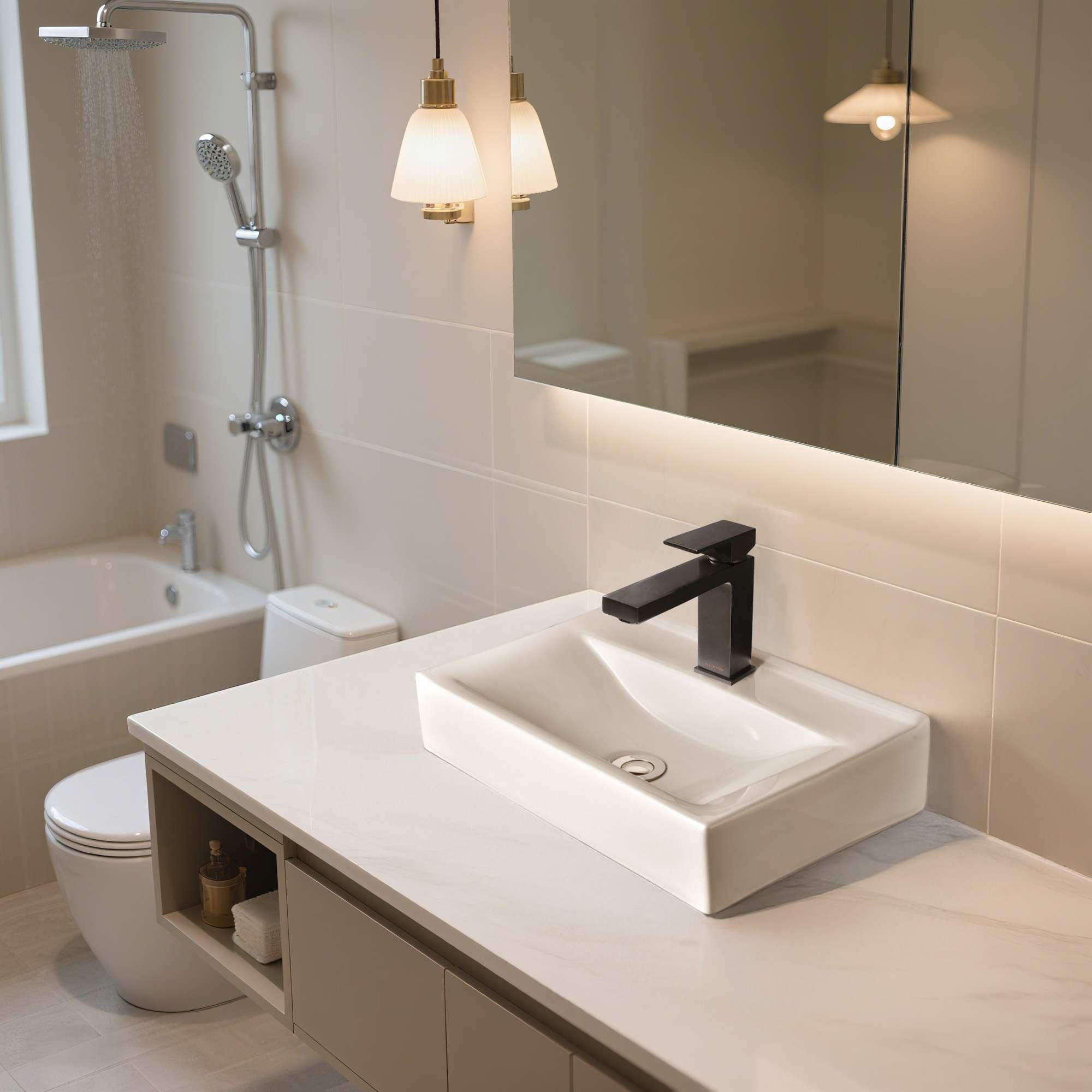 Yescom 80PSKST025-F4-ORB-LO Lavatory-Faucets - View #2