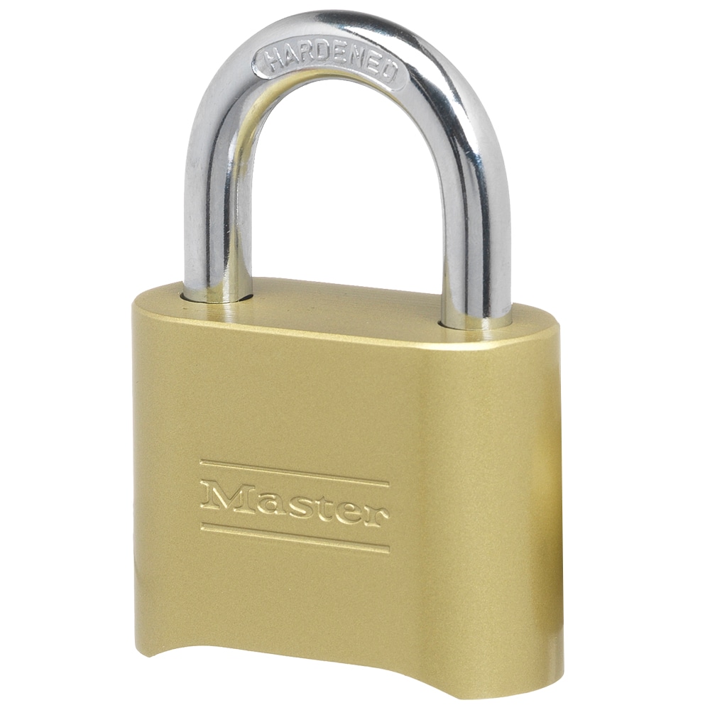 Master Lock Resettable Number 1-In Shackle X 2-In Width Zinc Combination  Padlock In The Padlocks Department At Lowes.Com