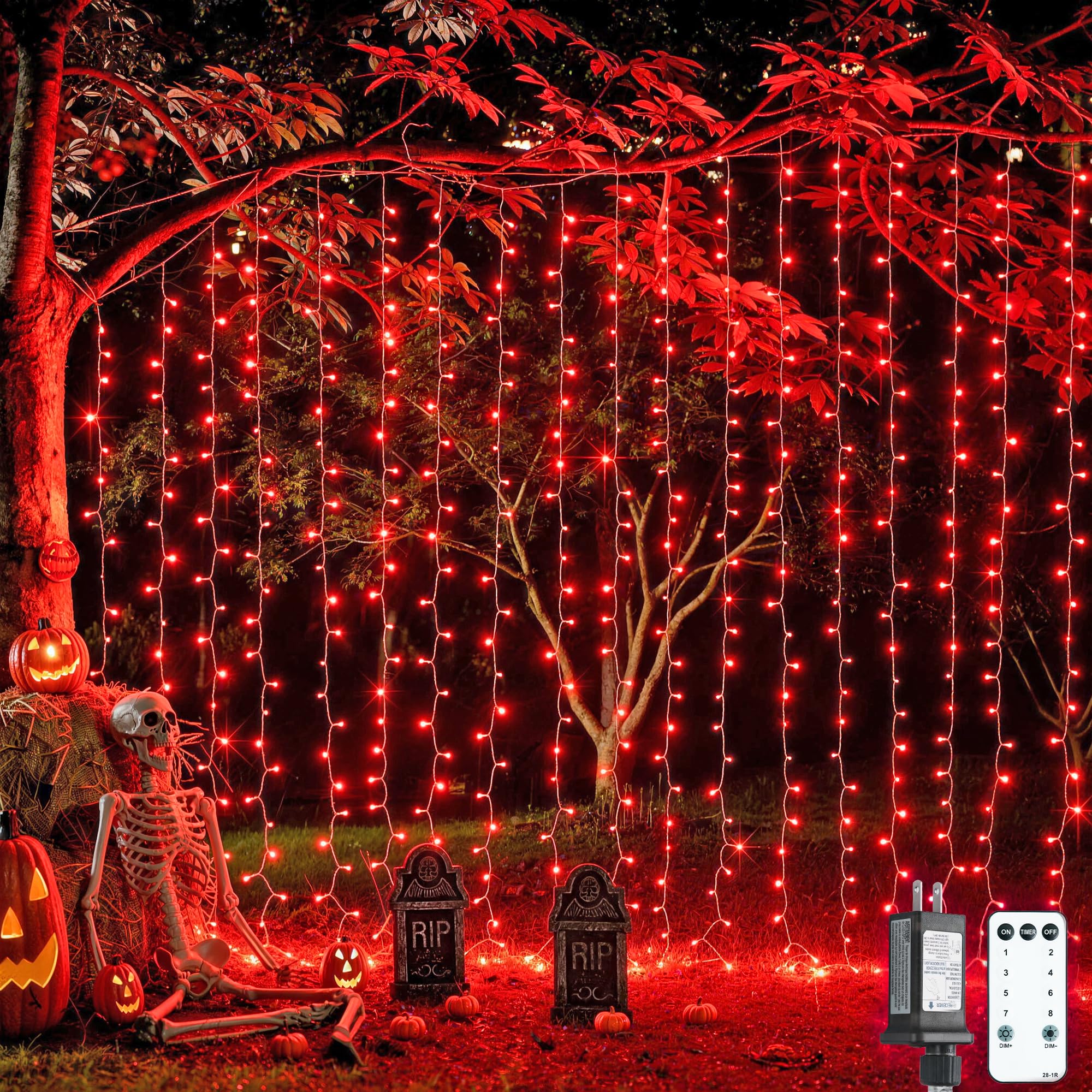 IJBUHV Curtain lights with remote control