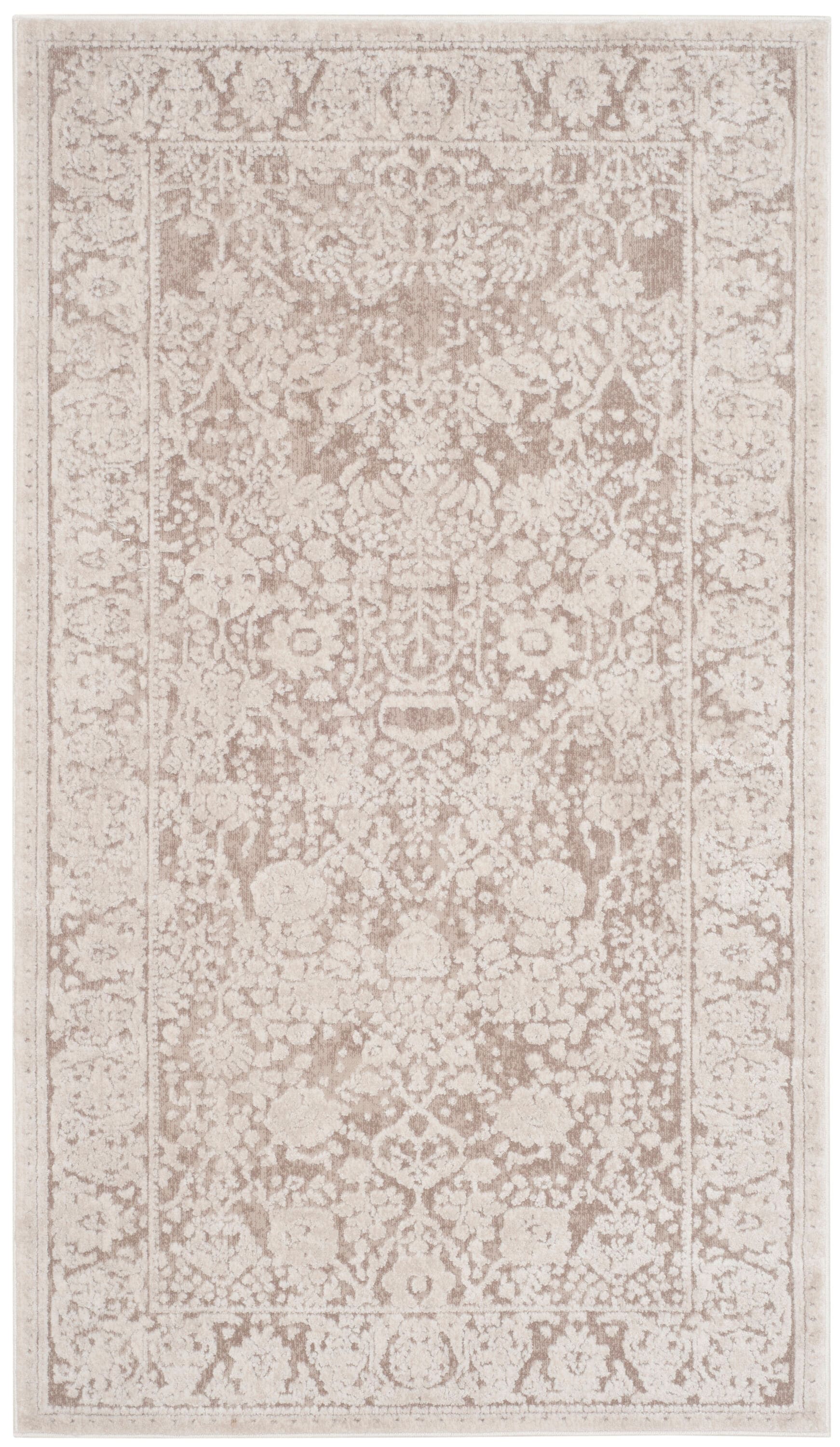 Reflection 663A Beige Cream 3 X 5 Area Rug