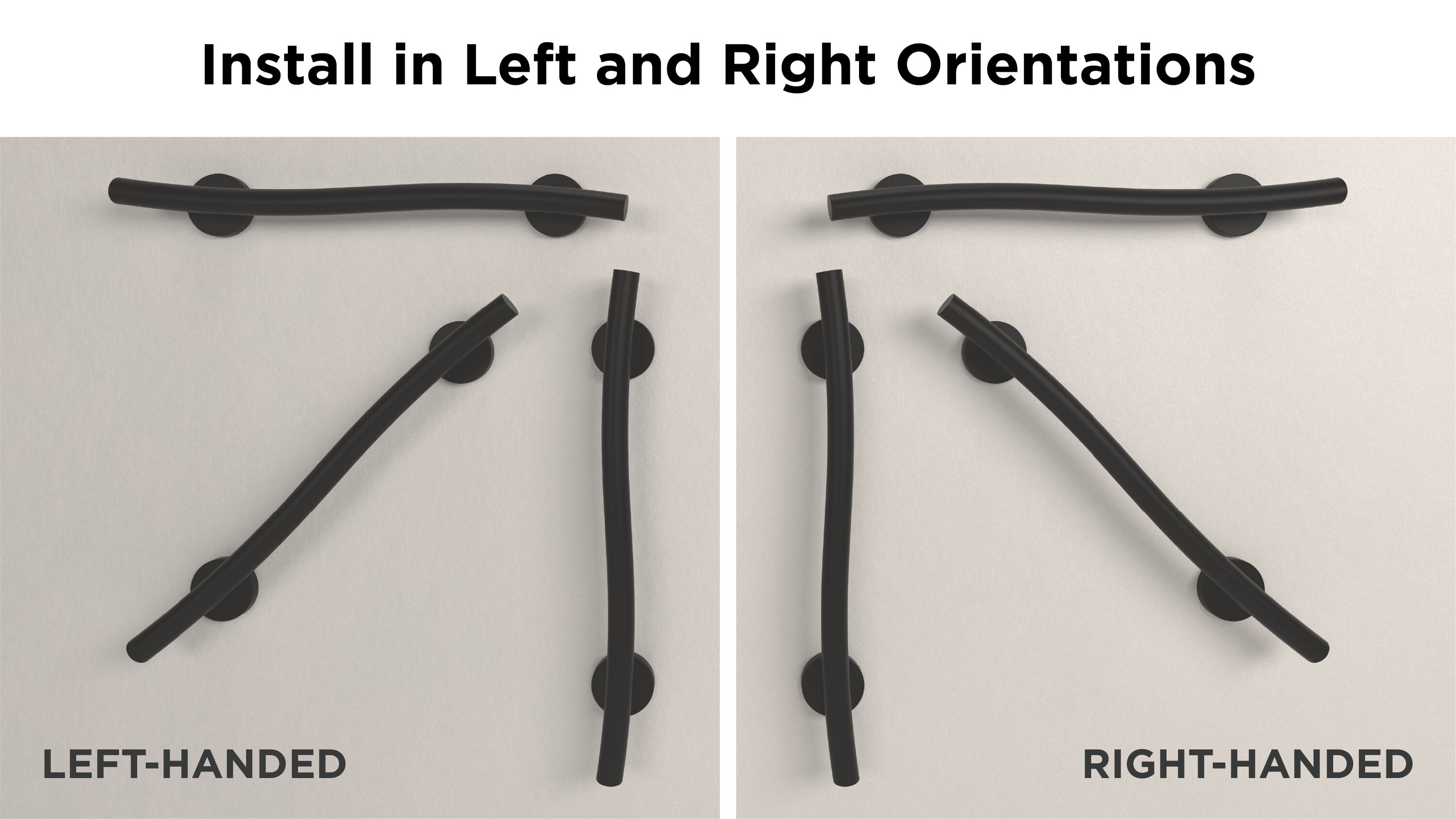 HealthCraft WGB-24-LR-BLK Grab-Bars - View #8