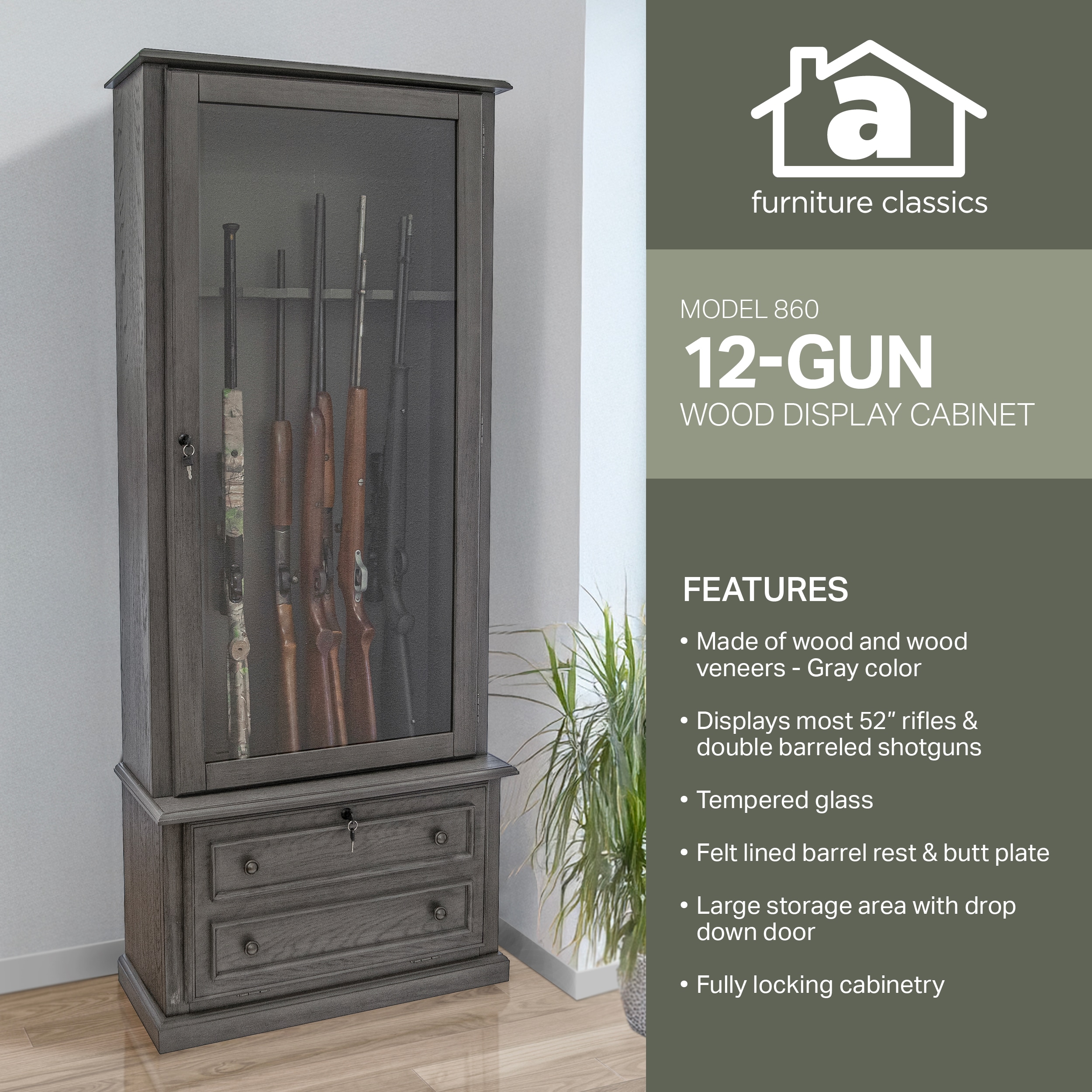 American Furniture Classics 860 Gun-Safes - View #2
