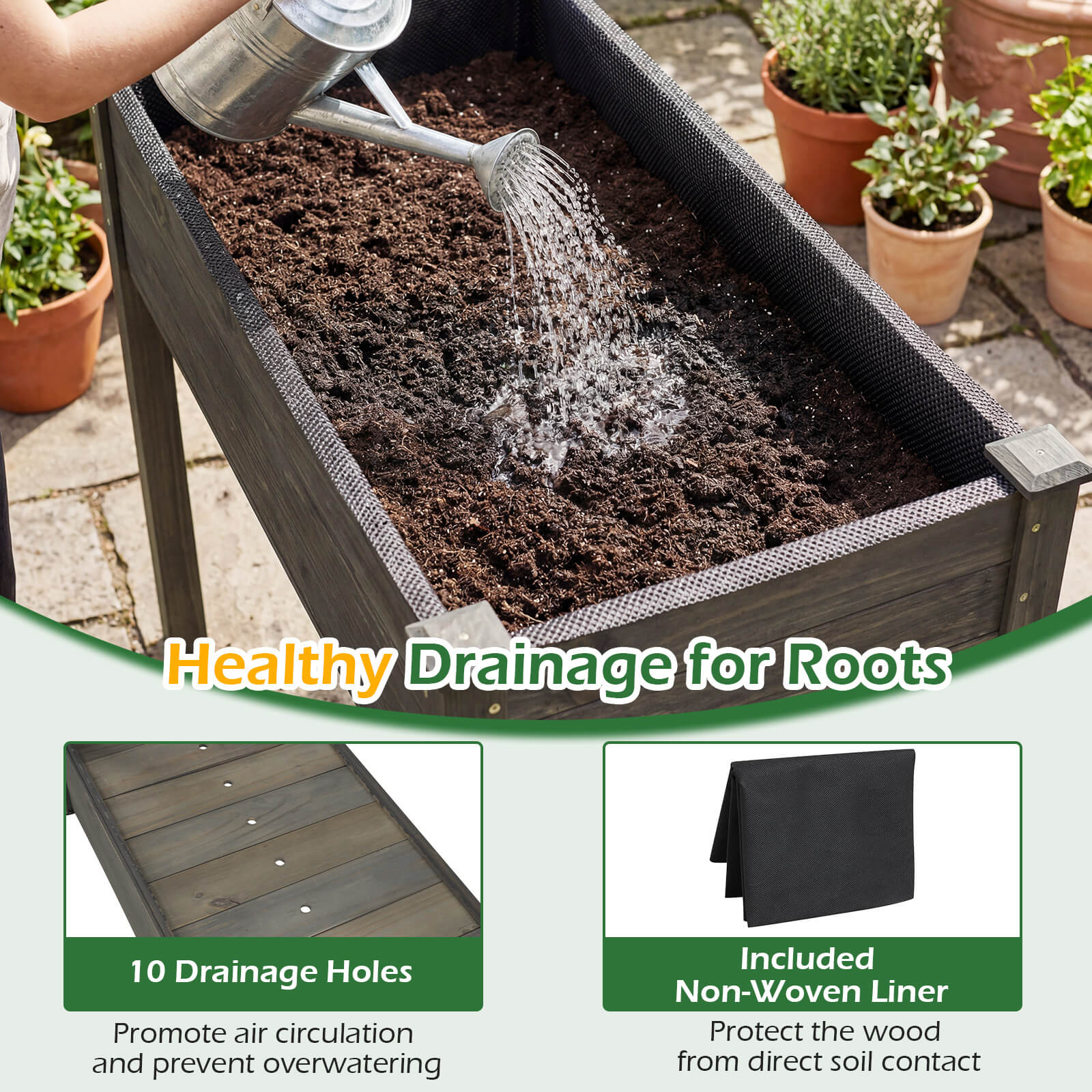 Costway CSHY005996 Raised-Garden-Beds - View #7