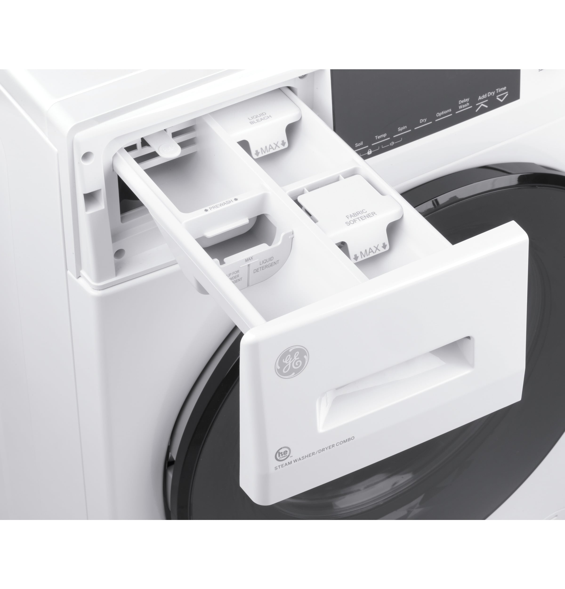 GE 2.4 cu. ft. Compact White 120-Volt Ventless Electric All-in-One Washer  Dryer Combo, White on White - Yahoo Shopping