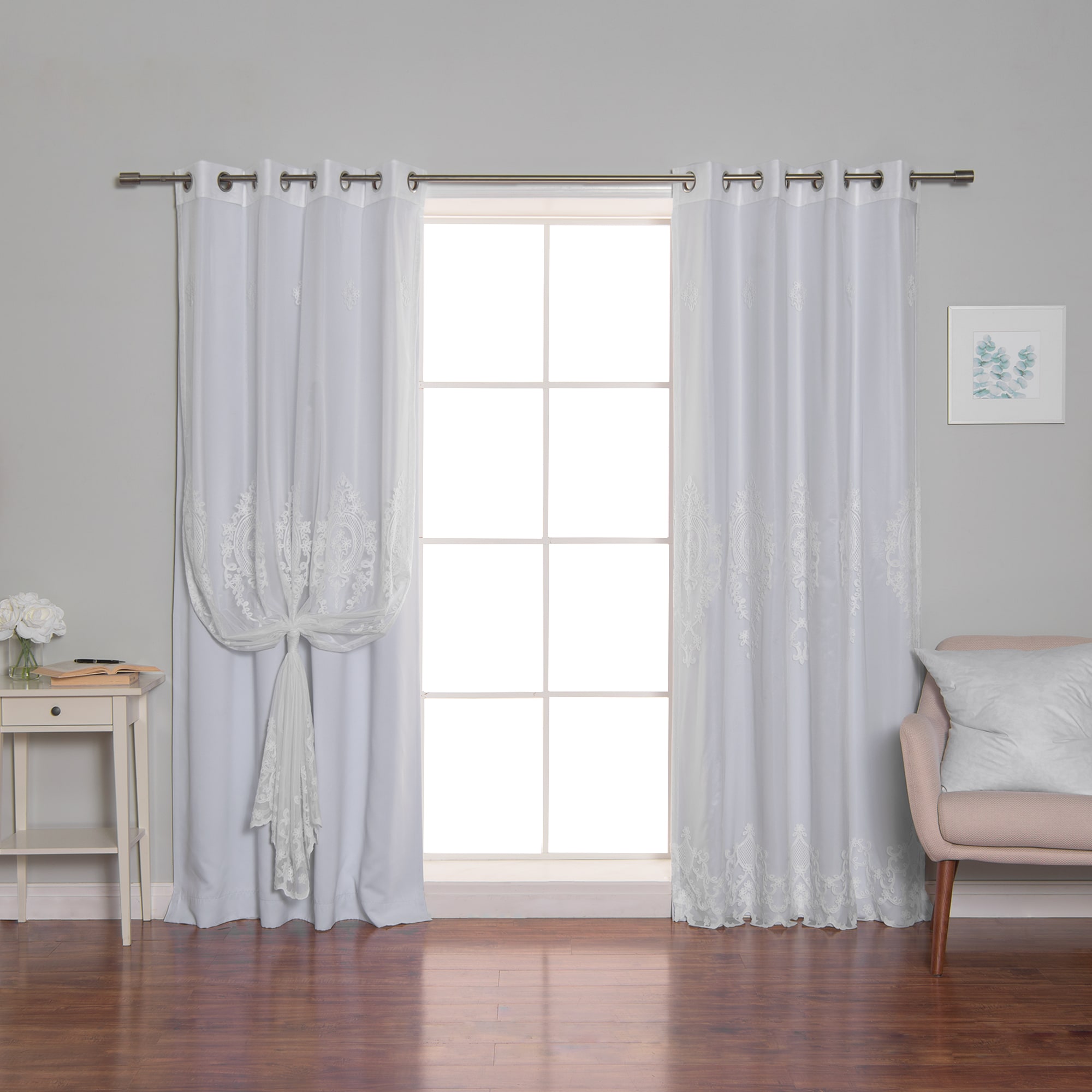 Best Home Fashion MM-DAMAS-84-VAPOR curtains - View #3
