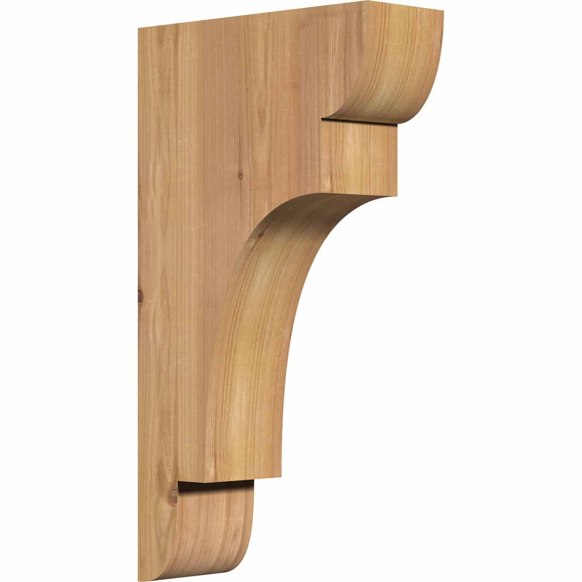 Ekena Millwork COR04X10X18NEB00SWR 3.5-in x 10-in x 18-in New brighton Unfinished Western red cedar Wood Paintable/Stainable Corbel