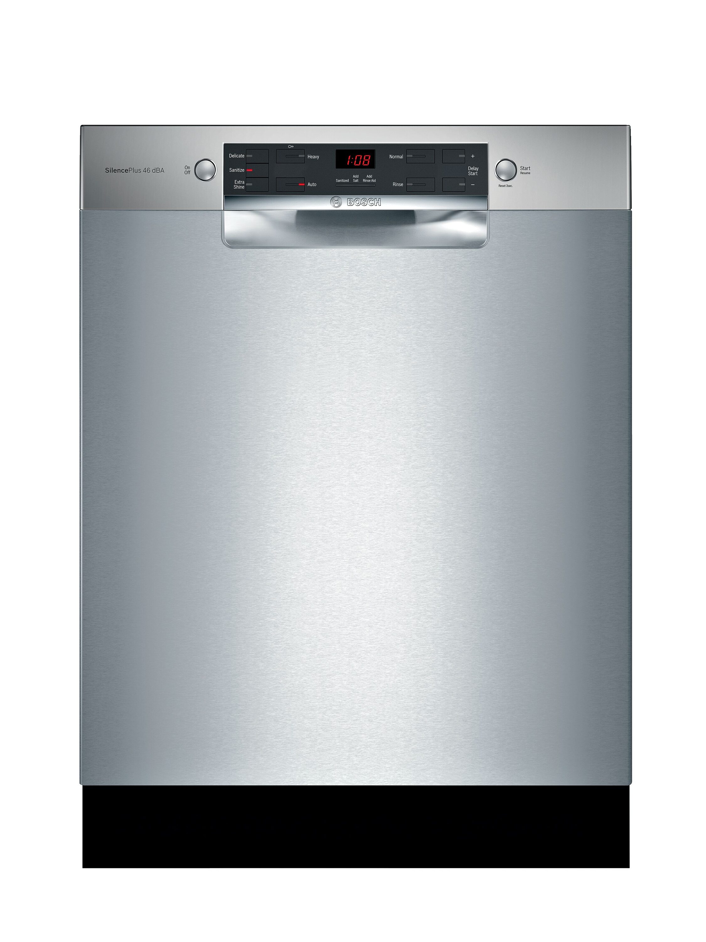 Bosch 800 Series Front Control 24-in Built-In Dishwasher With Third 