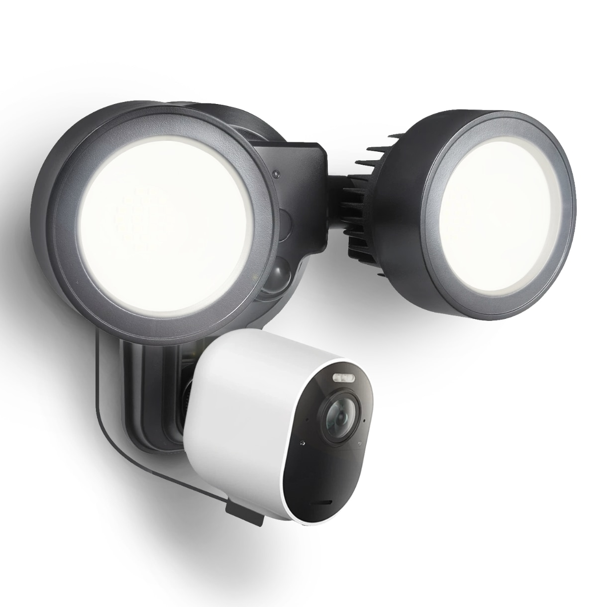 Wasserstein 4895230304754 Arlo Ultra/Ultra 2, Pro 3/Pro 4 Floodlight Charger Black Swivel Tilting Security Camera Wall and Ceiling Mount