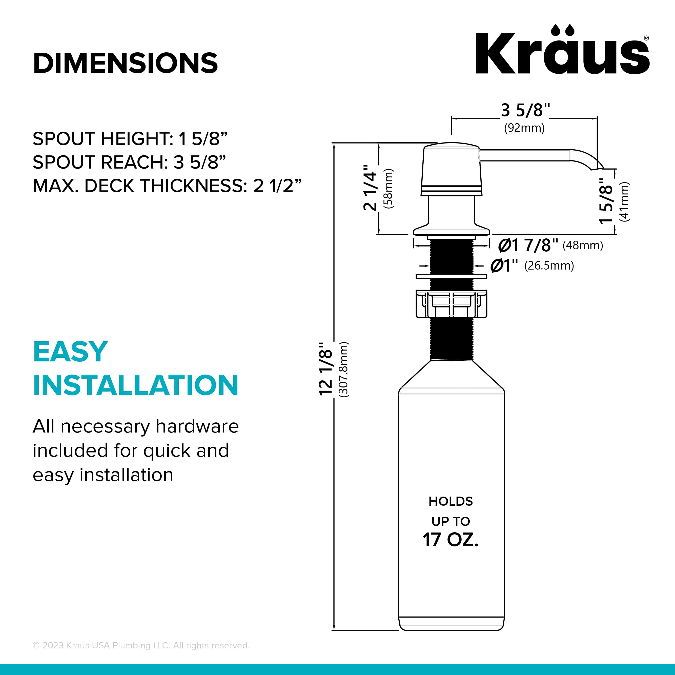 Kraus KSD-31SFACB Soap-Lotion-Dispensers - View #7
